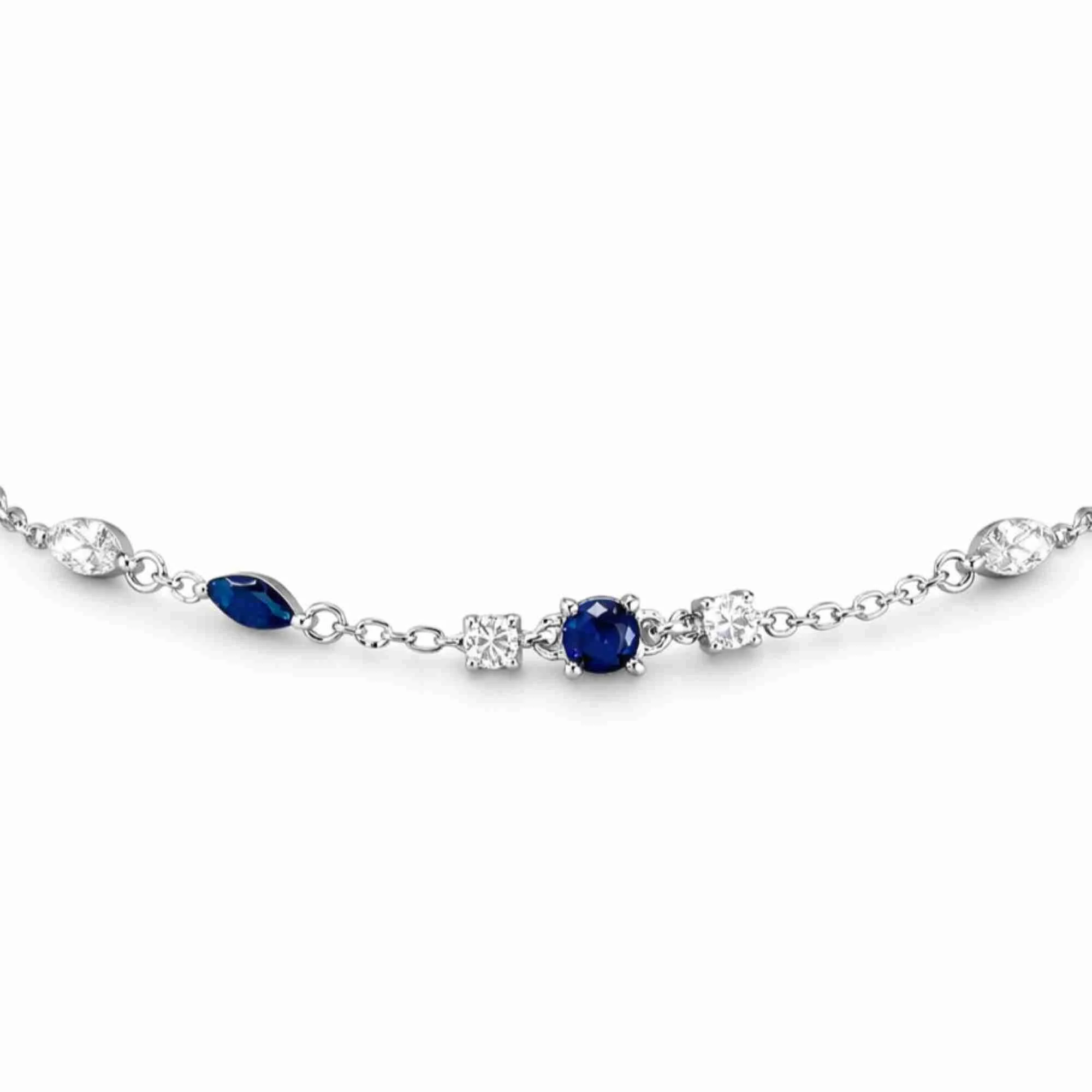 Silver Blue Ember Bracelet - Image 3