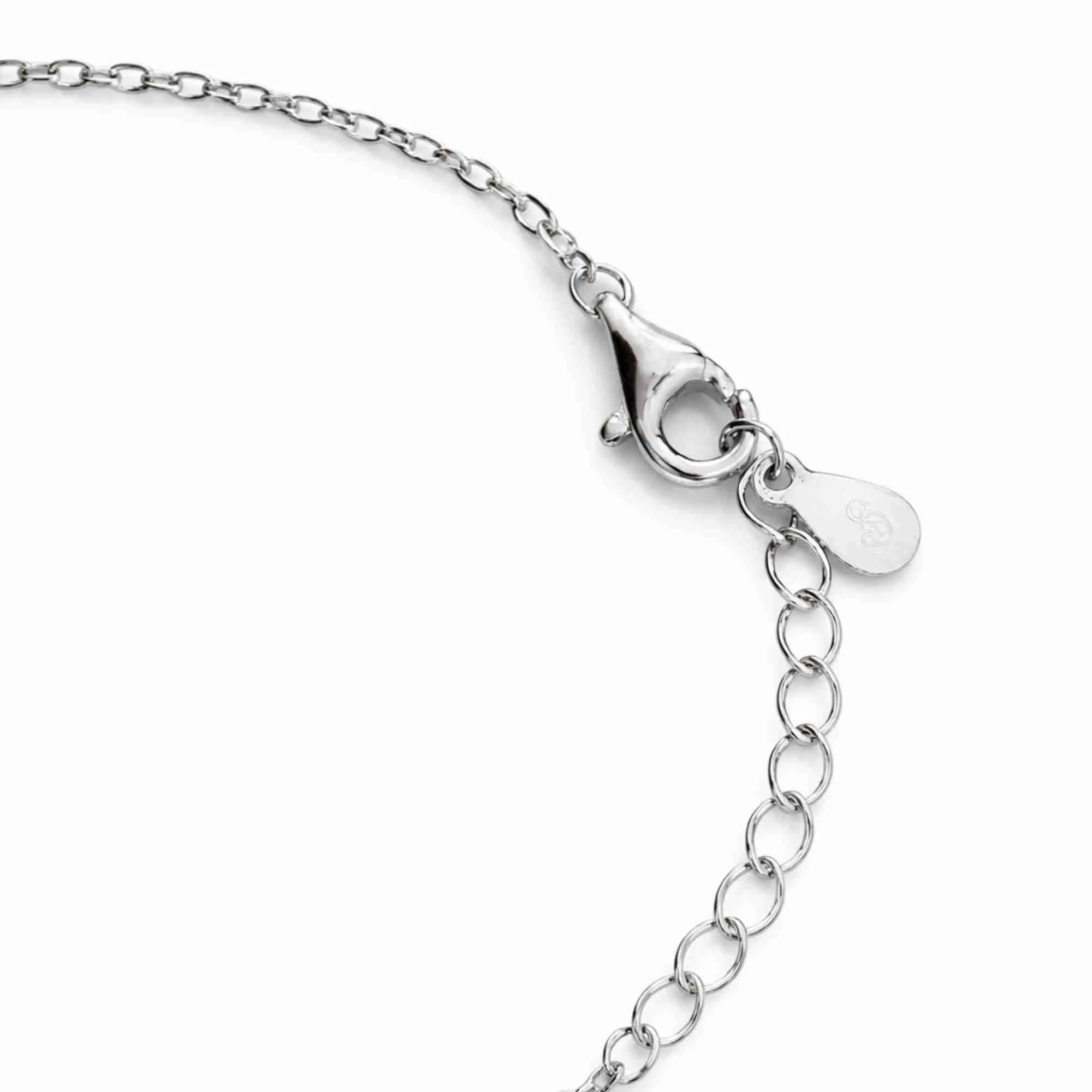 Silver Sliver Ocean Clover Bracelet - Image 4