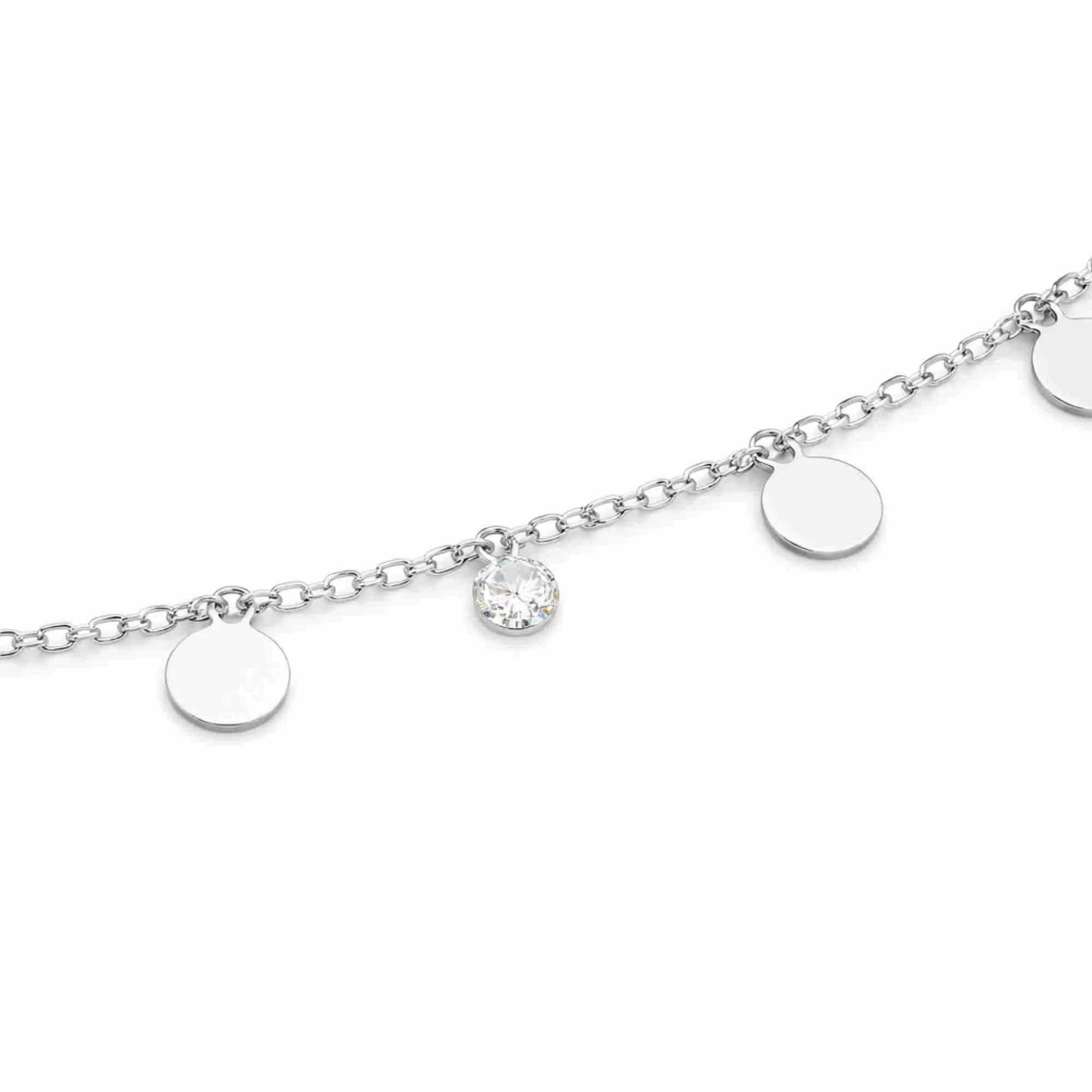 Silver Coin Charm Bracelet - Image 3