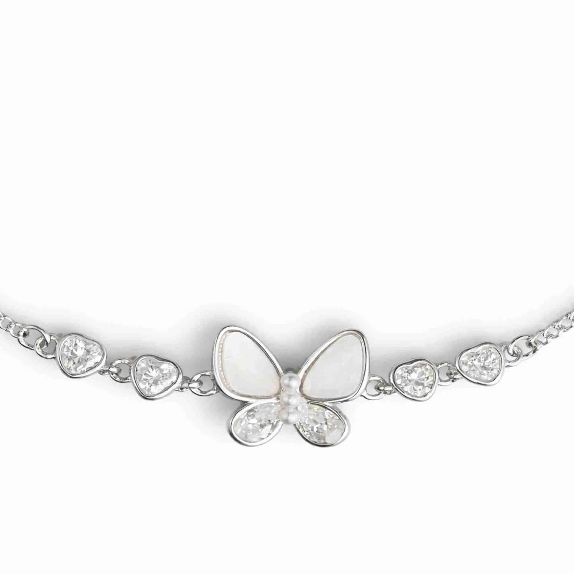 Silver Butterfly Dream Luxe Bracelet - Image 3