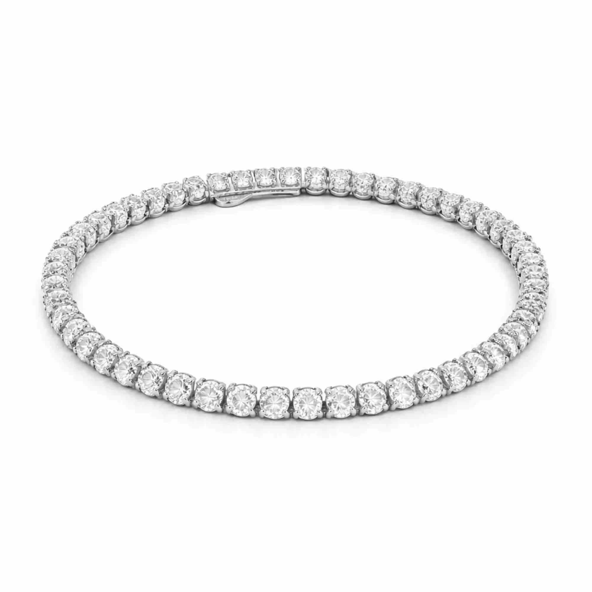 Silver Classic Tennis Sparkle Bracelet