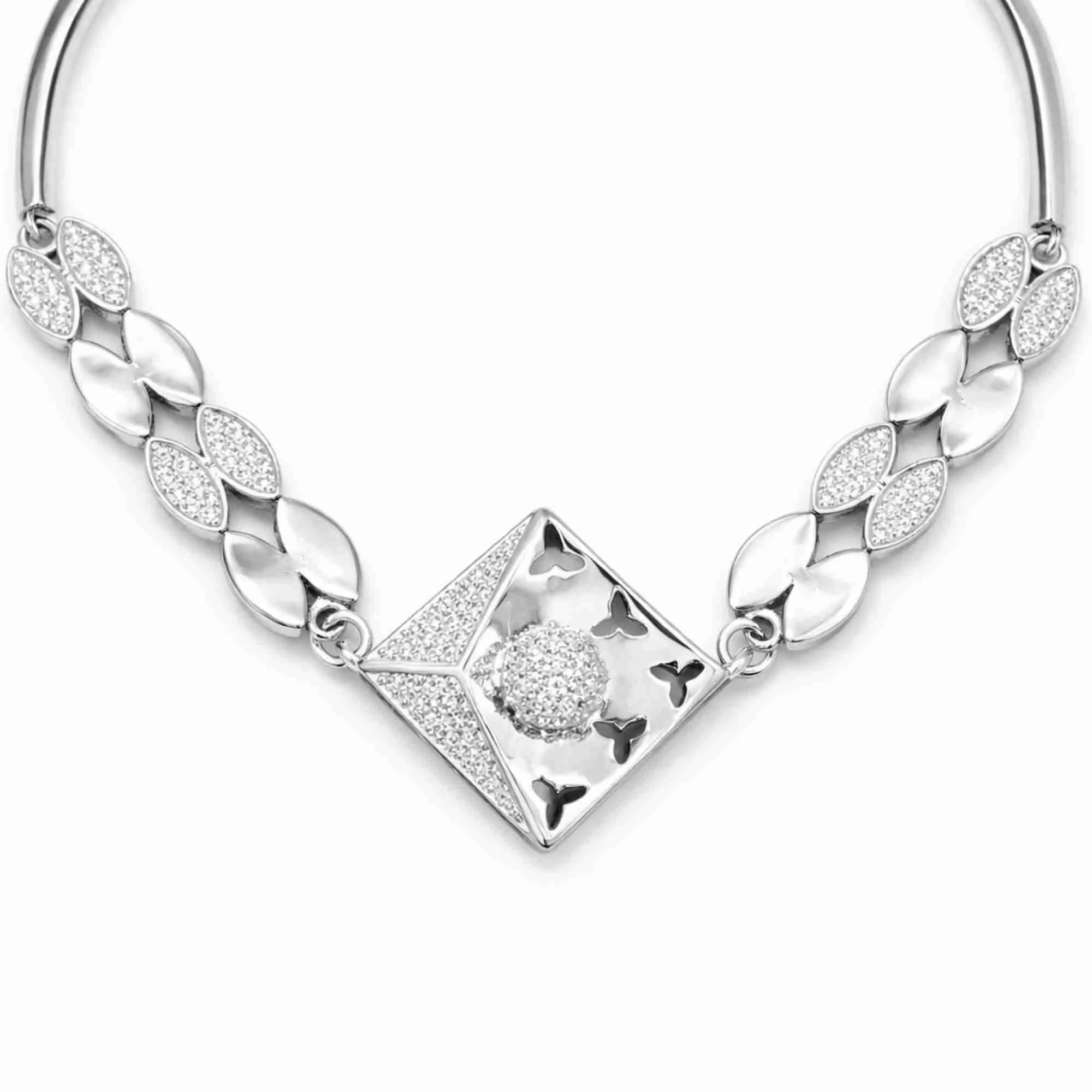 Silver Royal Cube Charm Bracelet - Image 3
