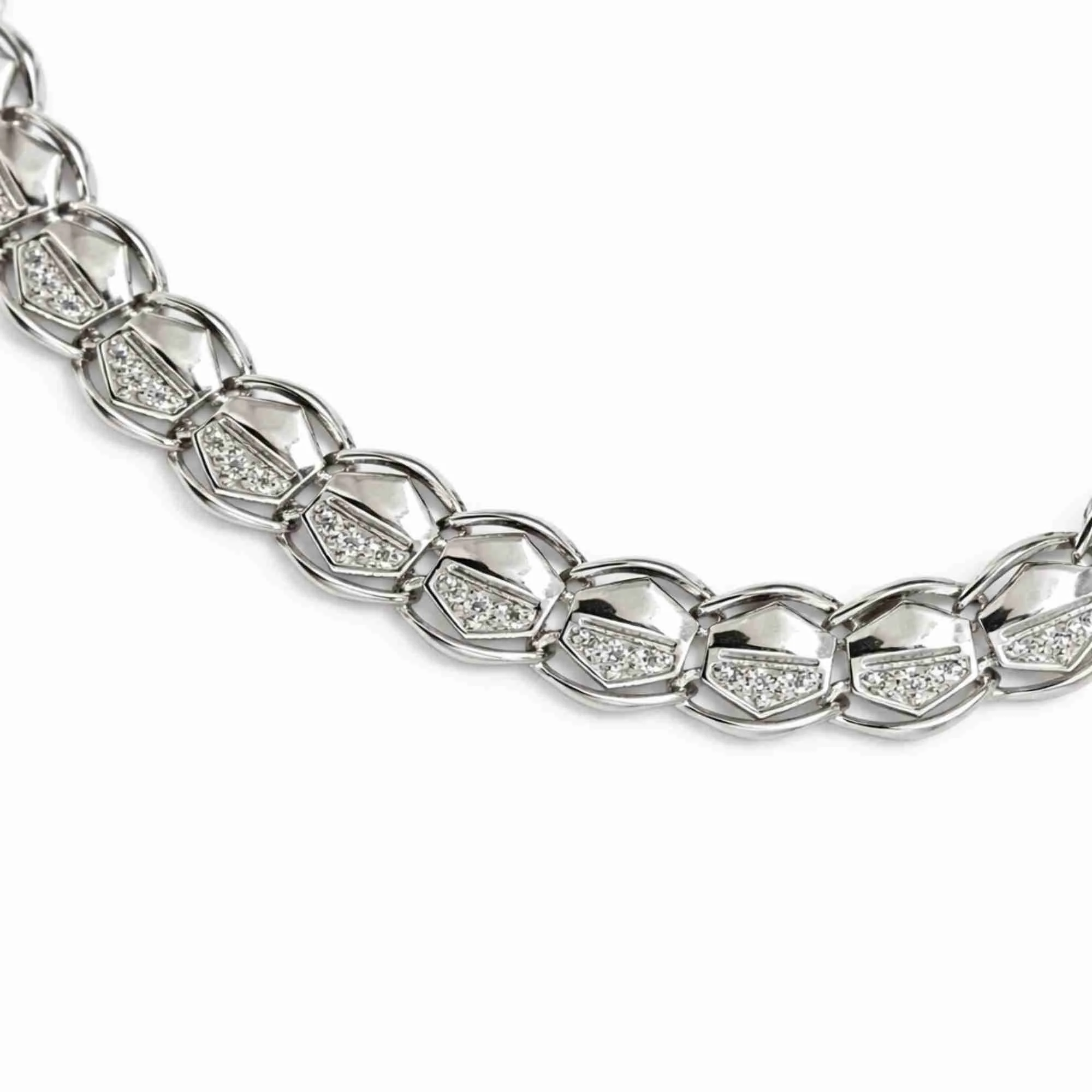 Silver Bold Spark Bracelet - Image 3