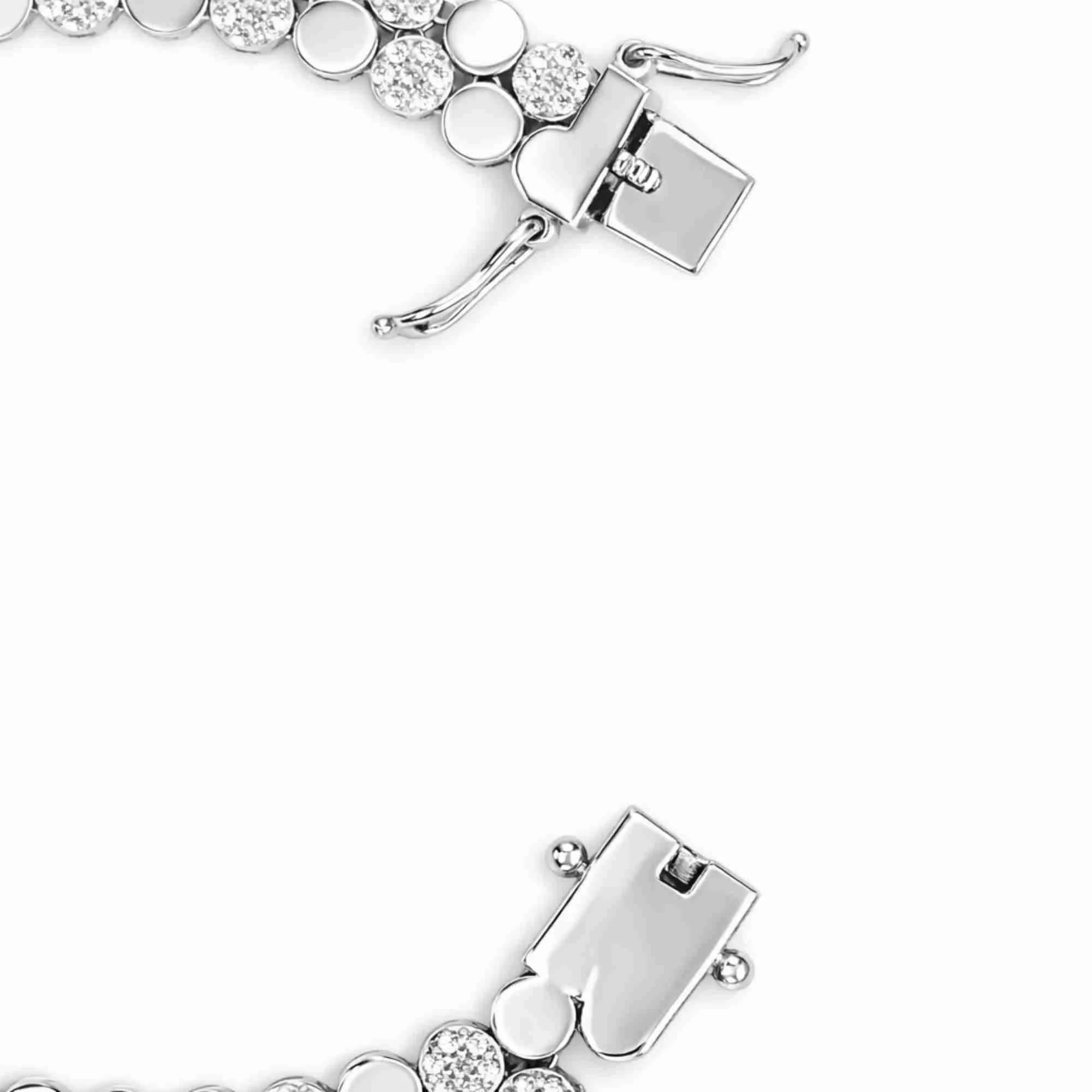 Silver Dazzle Disc Bracelet - Image 4