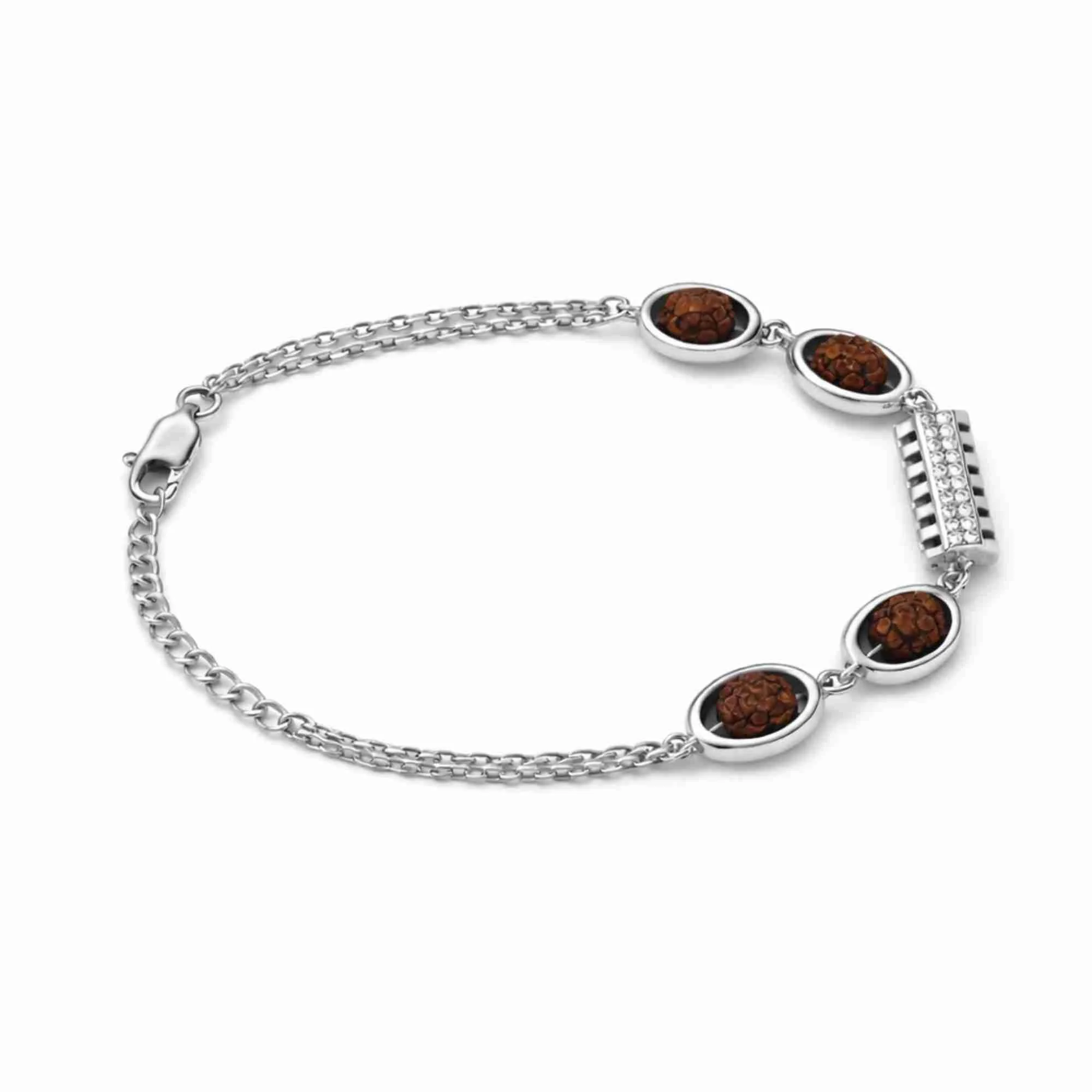 Silver Vintage Rudraksha Bracelet - Image 1