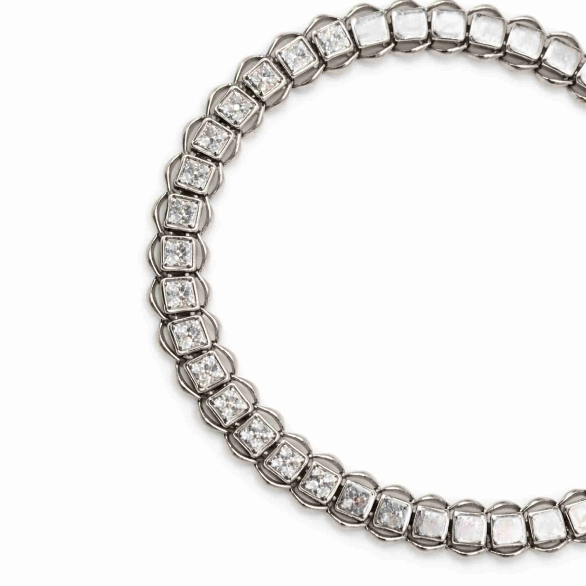 Silver Modern Cube Shine Bracelet - Image 3