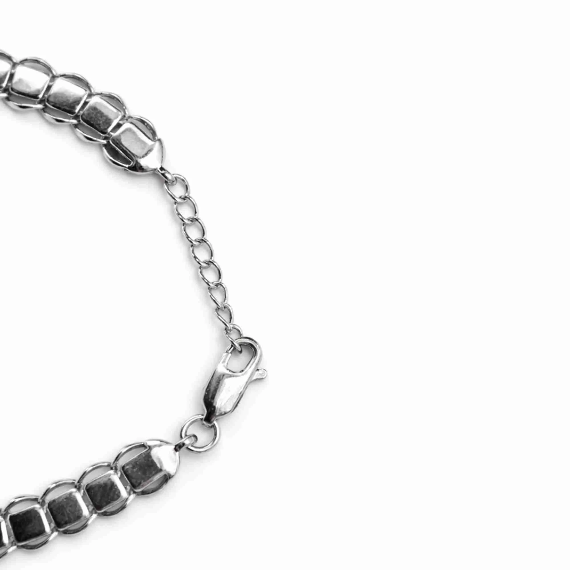 Silver Modern Cube Shine Bracelet - Image 4