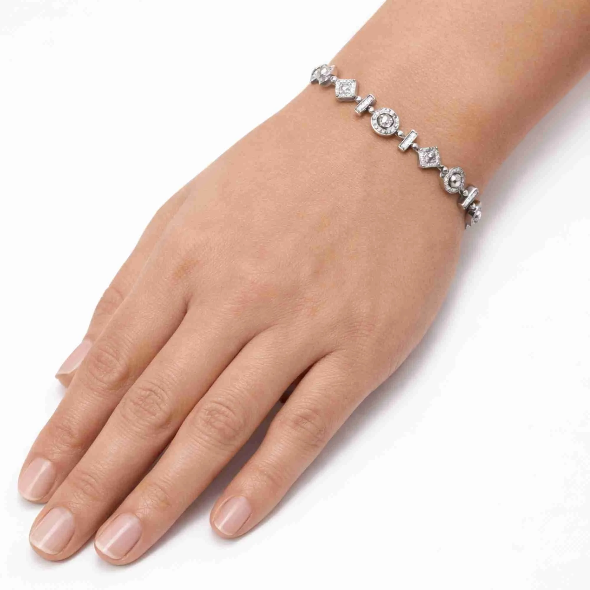 Silver Fusion Shape Bracelet - Image 2