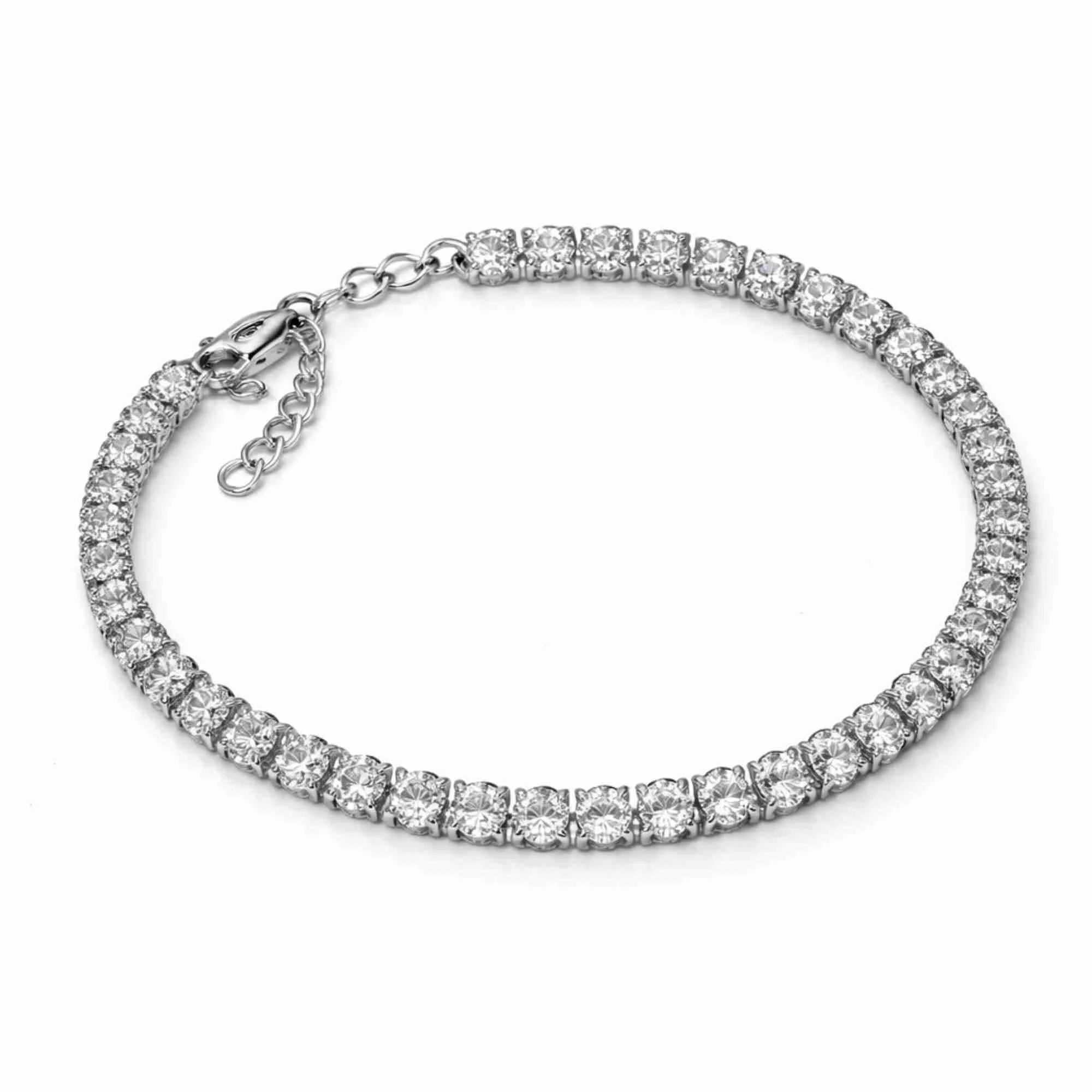 Silver Tennis Spark Bracelet