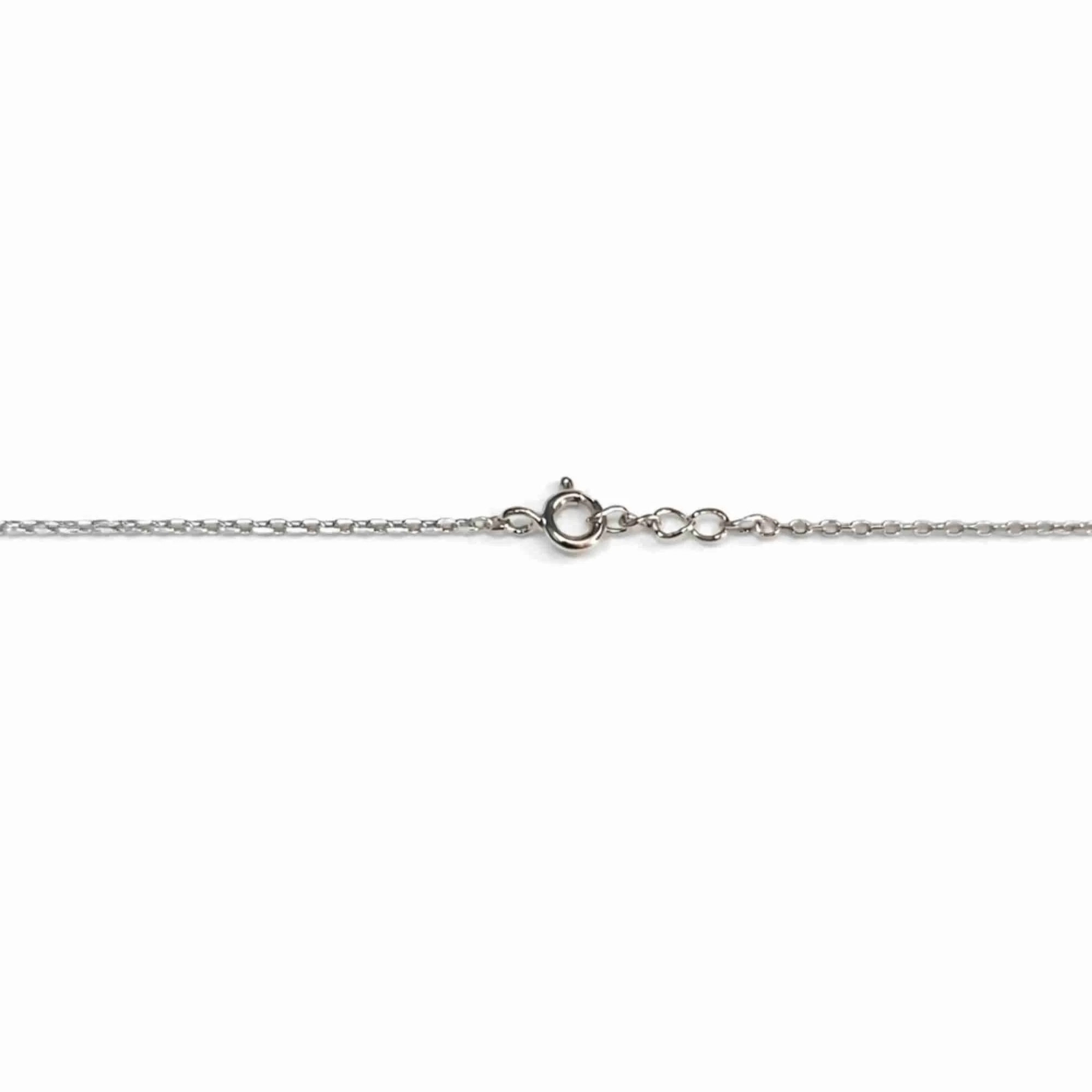 Silver Dual-Layer Crystal Mangalsutra - Image 3