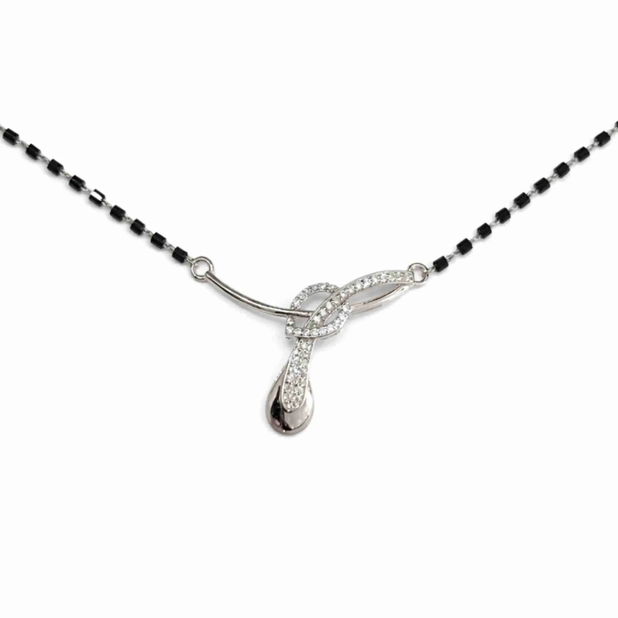 Silver Knot Design Mangalsutra