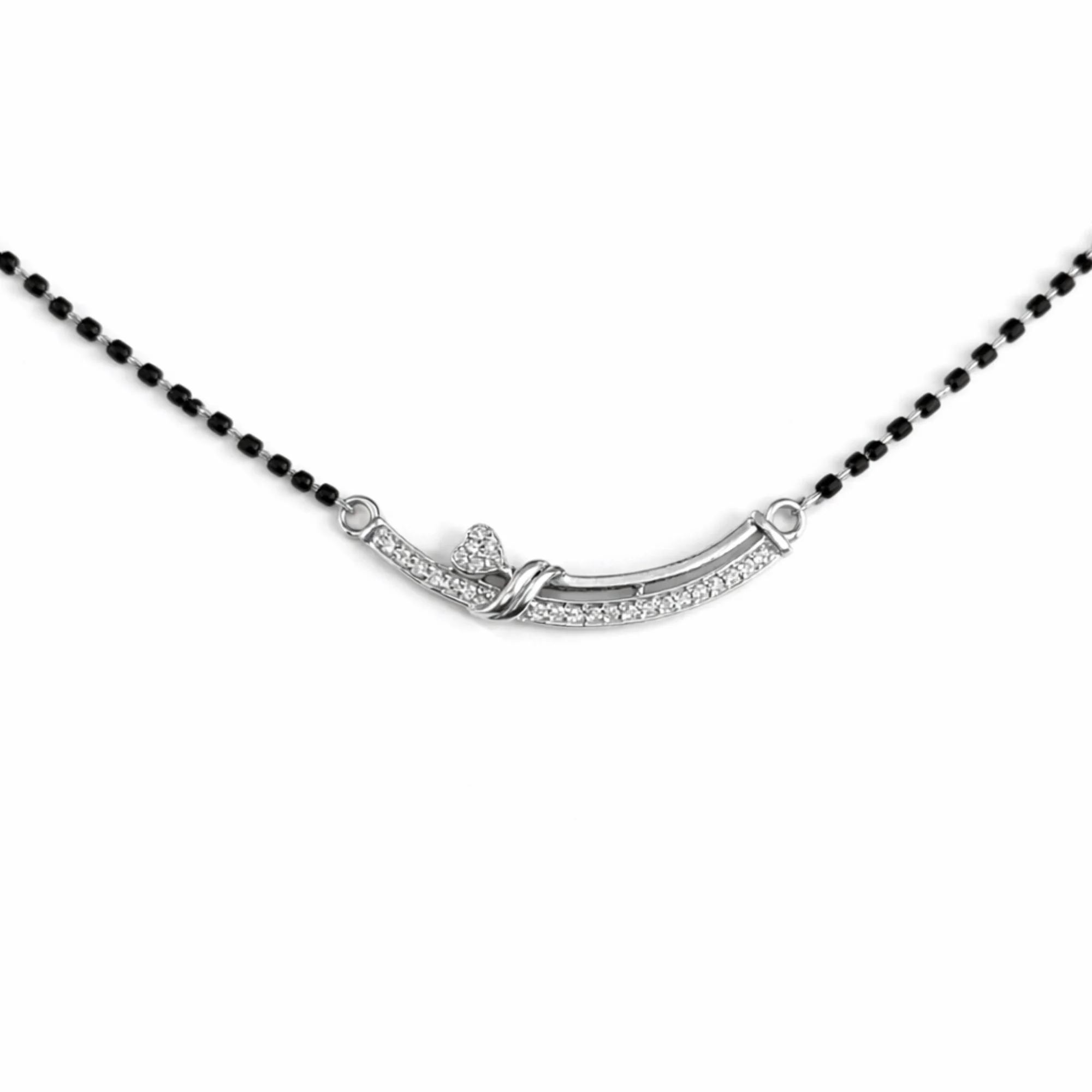 Silver Twist Elegance Mangalsutra