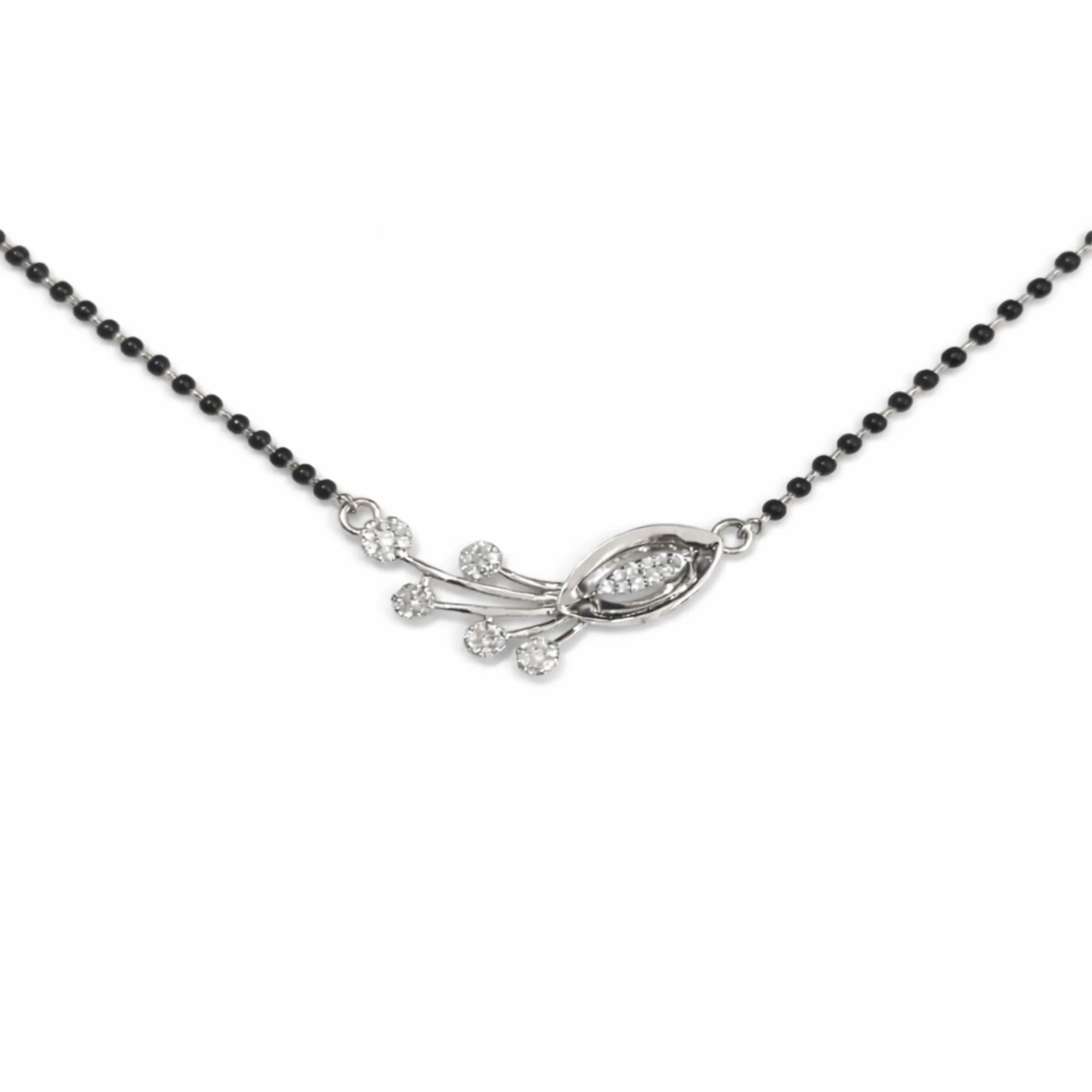Silver Twinkle Vine Mangalsutra