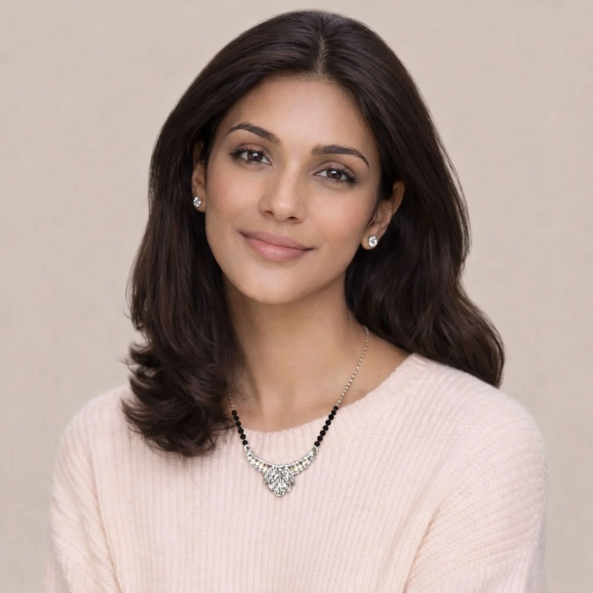 Silver Nature Grace Mangalsutra - 2