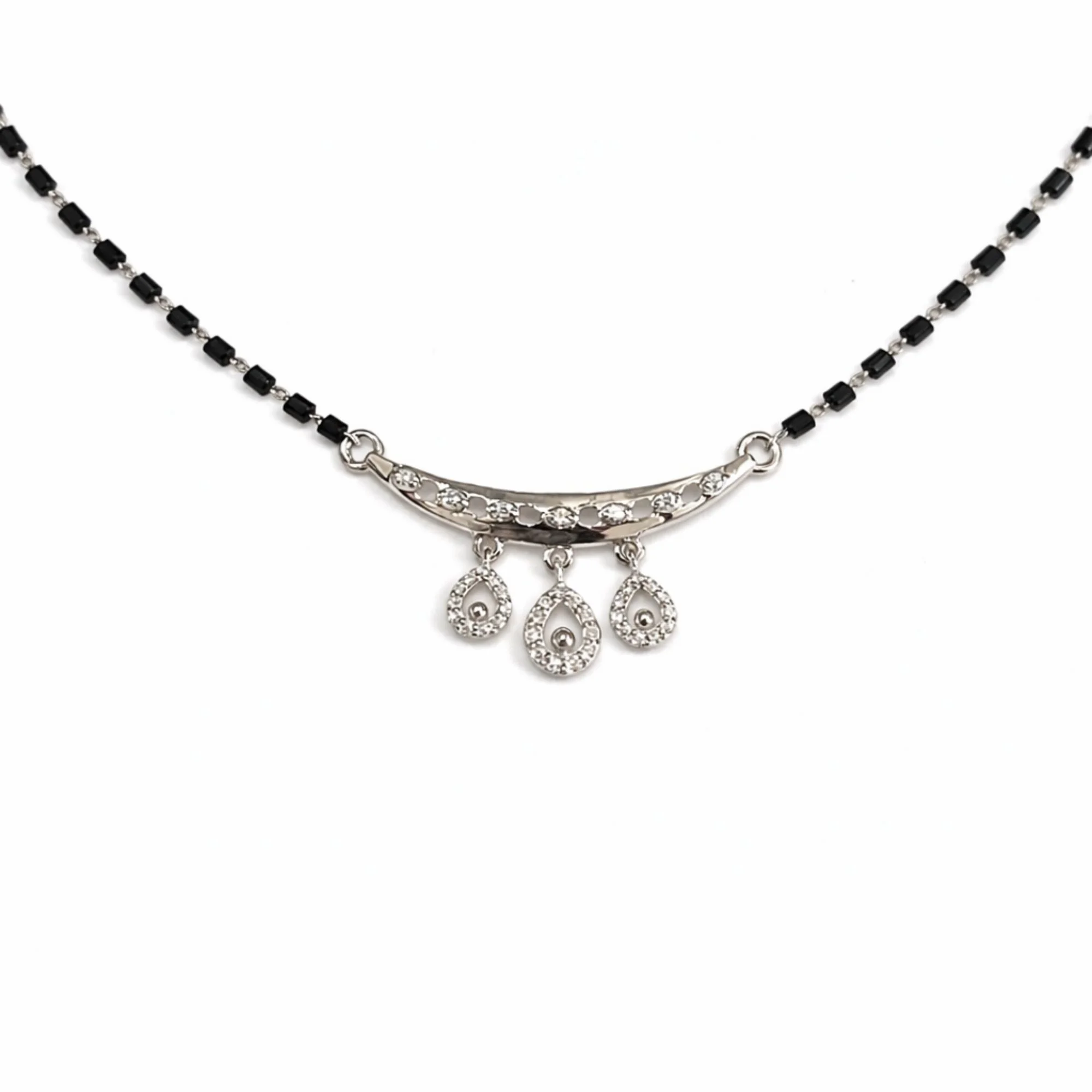Silver Dangling Shine Mangalsutra