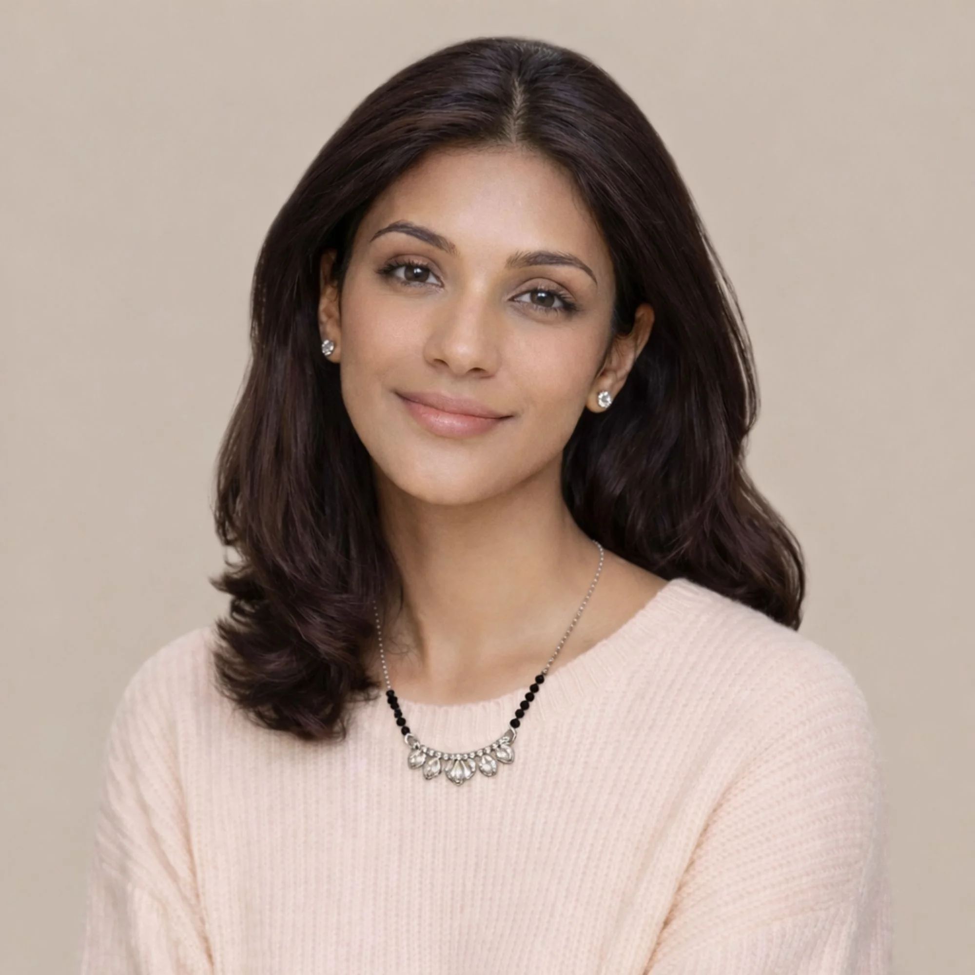 Silver Petal Mangalsutra - 2