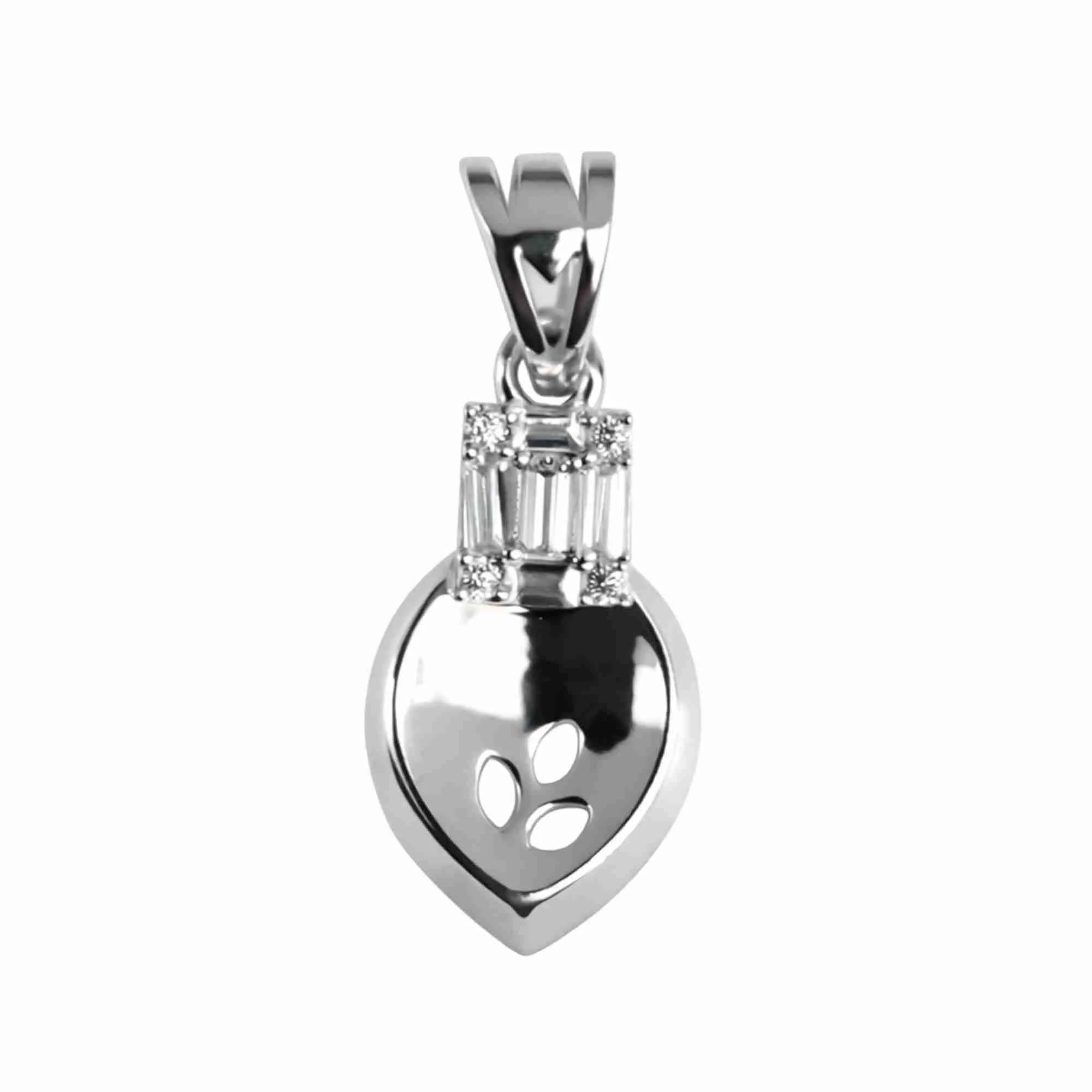 Silver Heart Essence Pendant