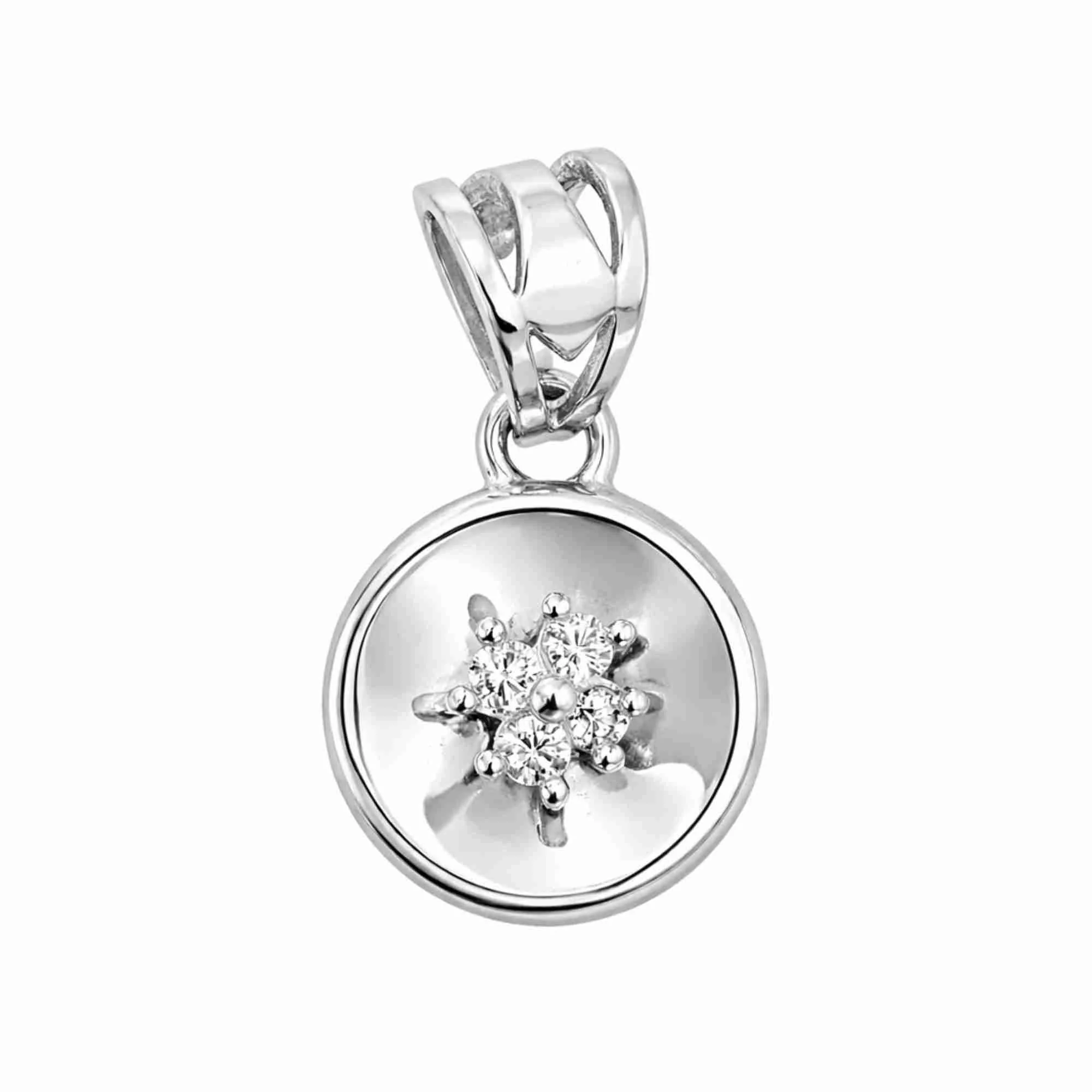 Silver Dot Spark Pendant
