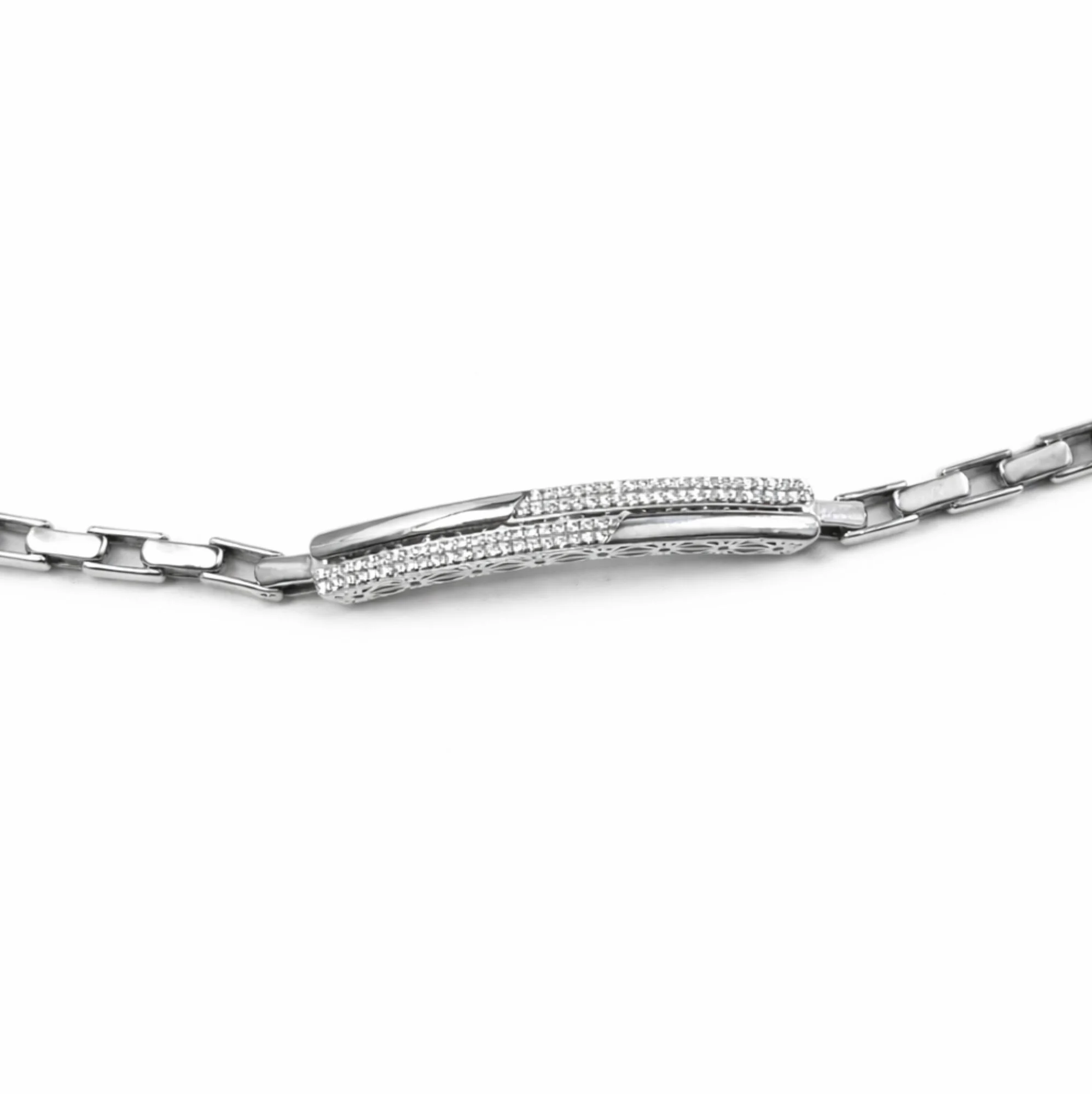 Silver Horizon Bar Luxe Bracelet - Image 3