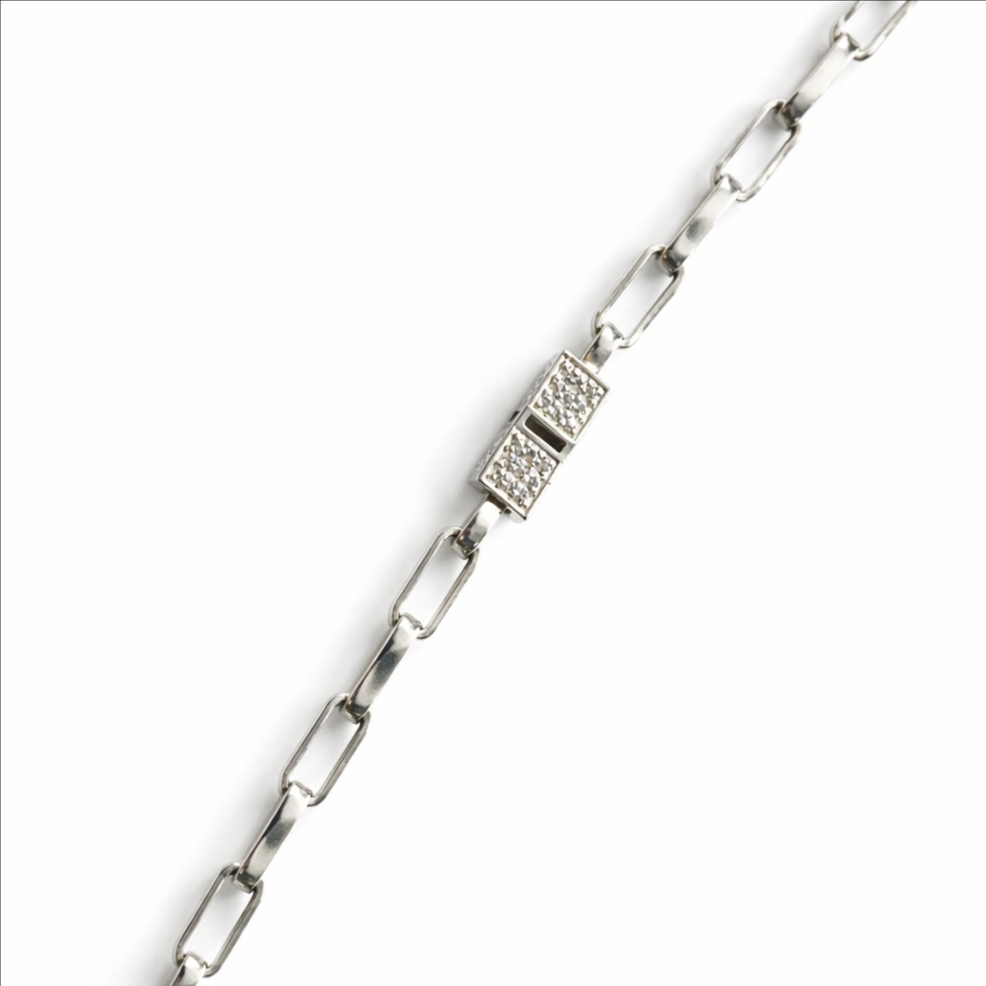 Silver Elite Square Spark Bracelet - Image 3