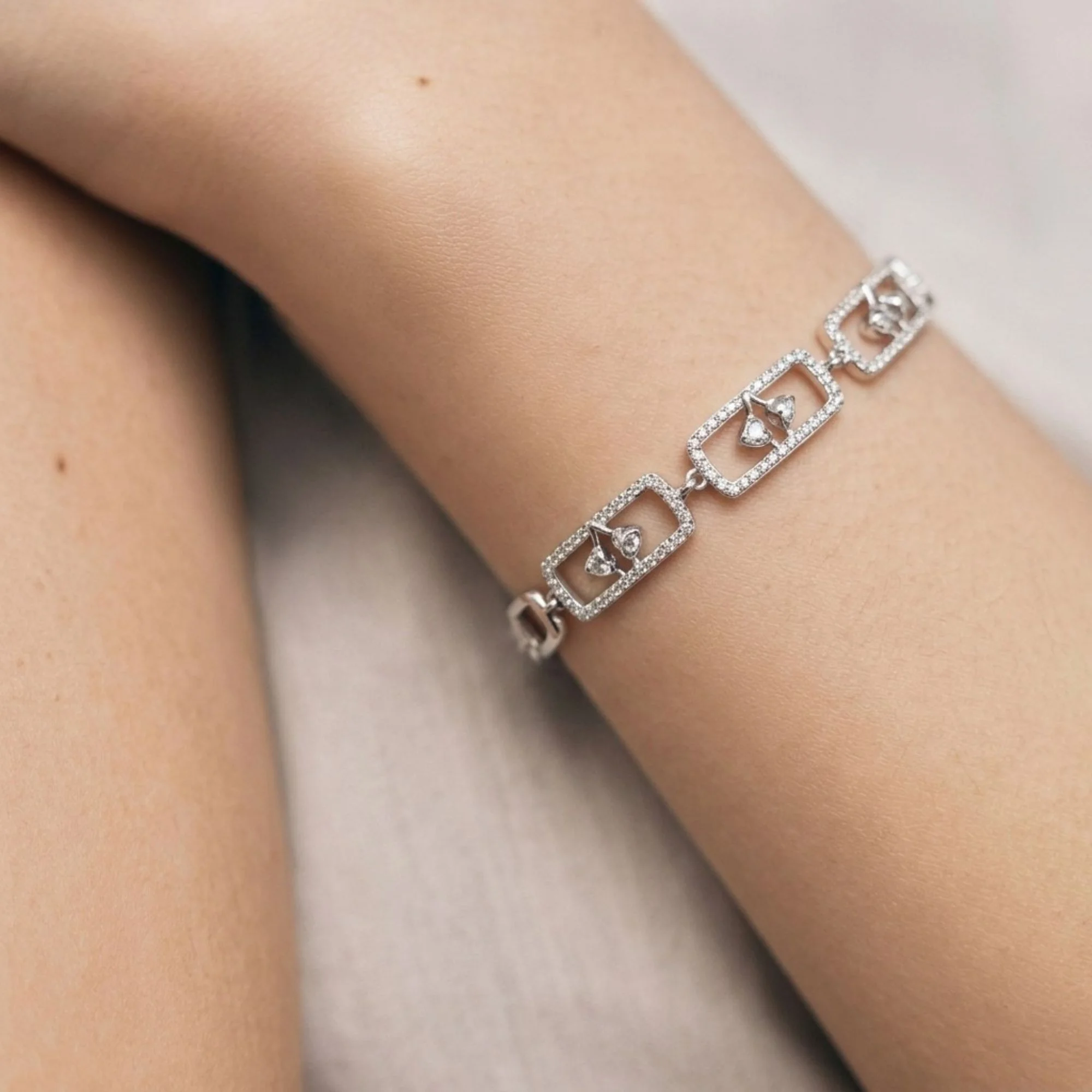 Silver Blossom Luxe Bracelet - 2