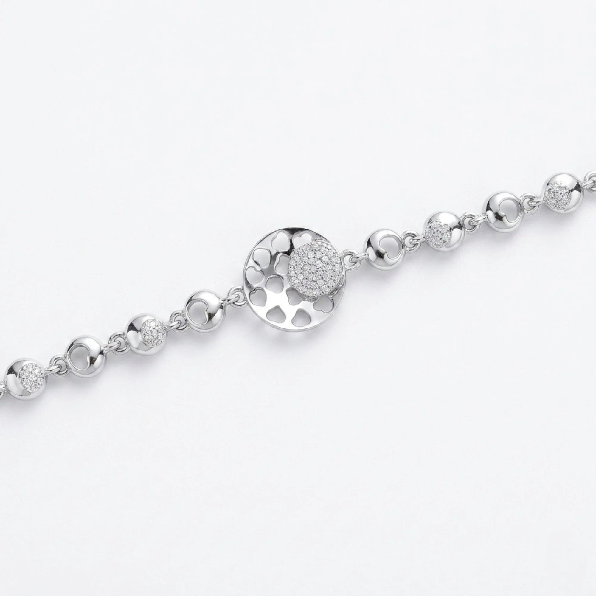 Silver Romantic Blossom Bracelet - Image 3