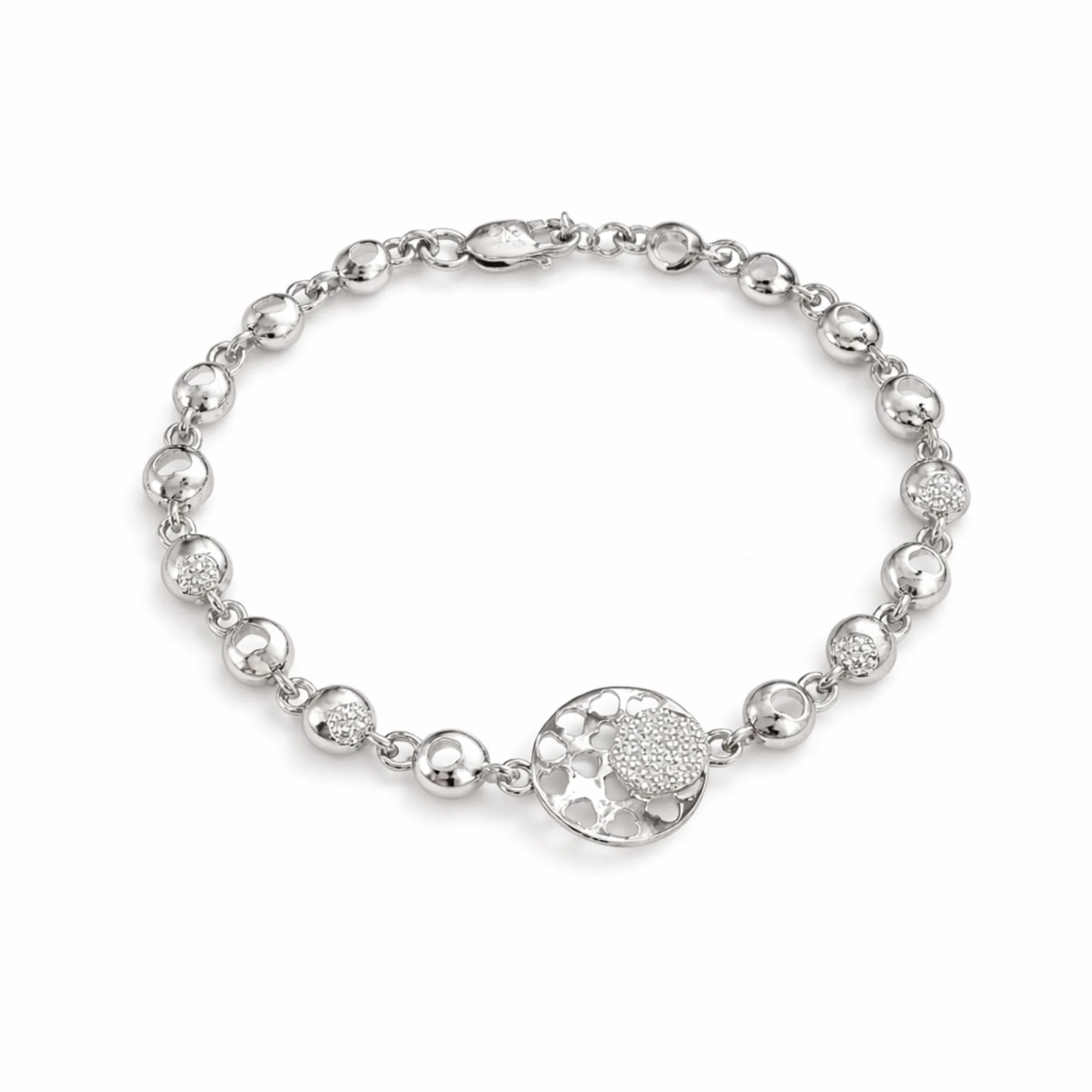 Silver Romantic Blossom Bracelet