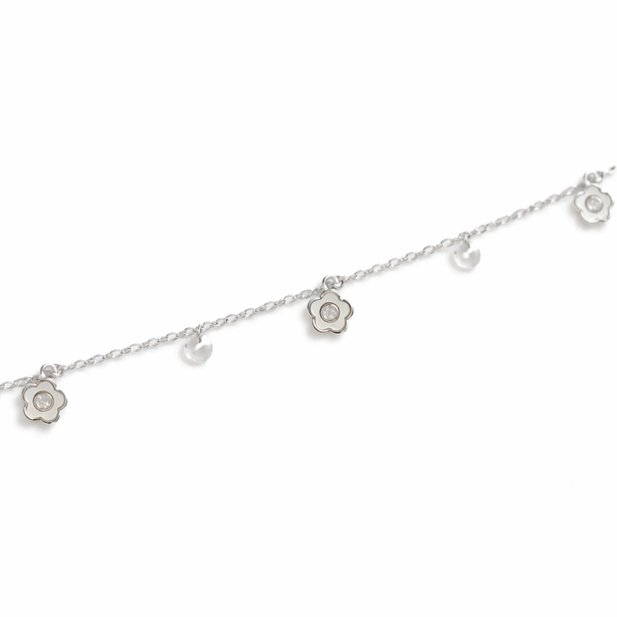 Silver Daisy Spark Charm Bracelet - Image 3