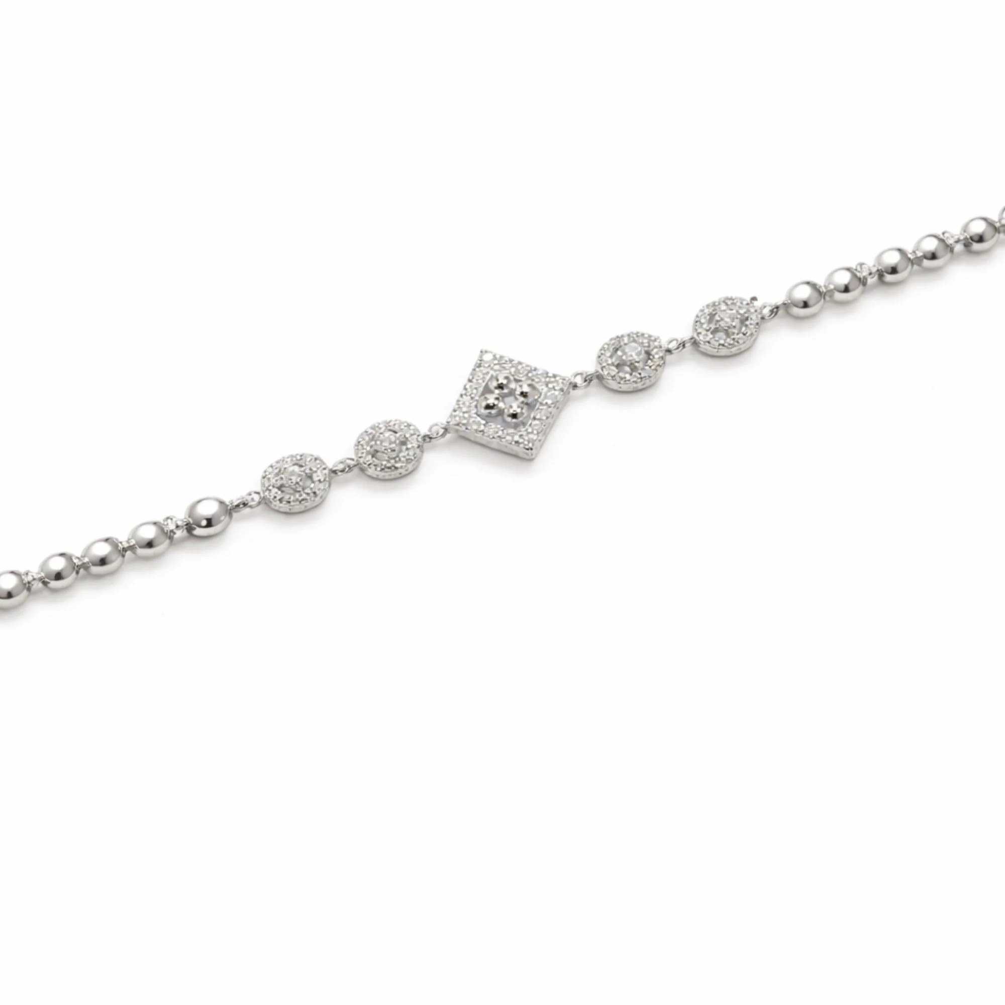 Silver Regal Glow Bead Bracelet - Image 3