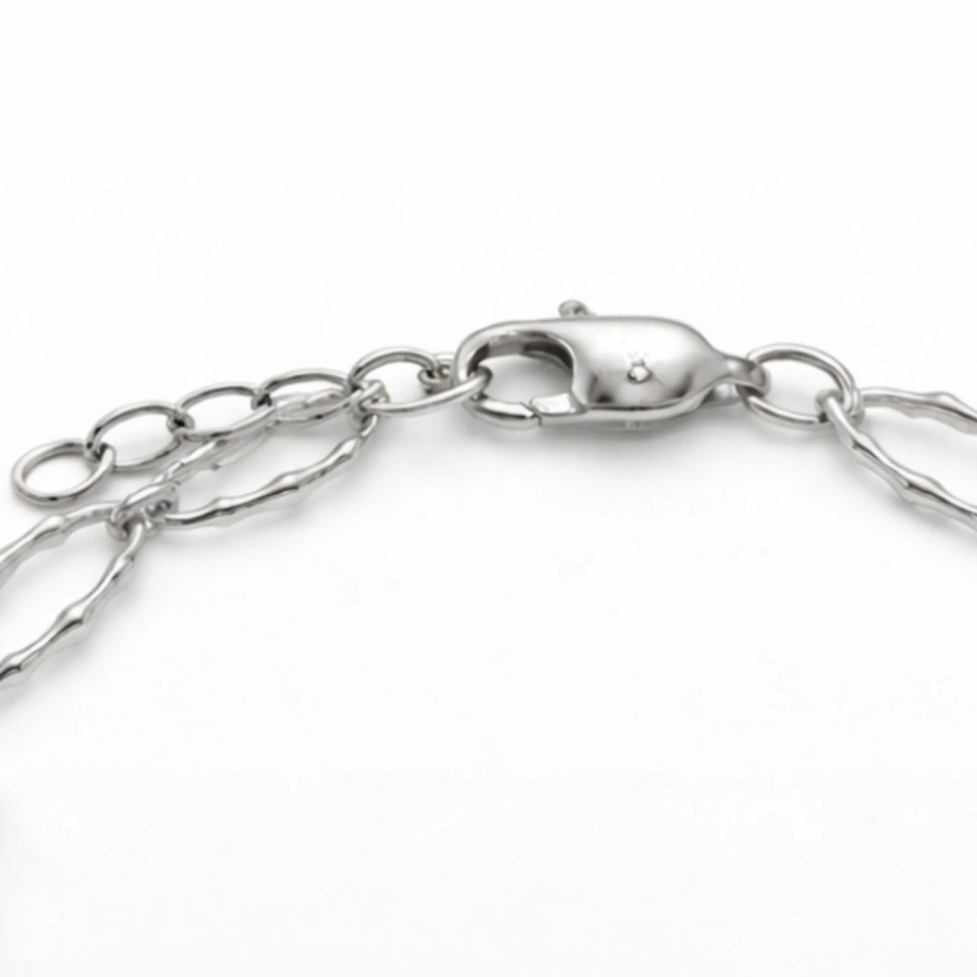 Silver Rose Elegance Link Bracelet - Image 4