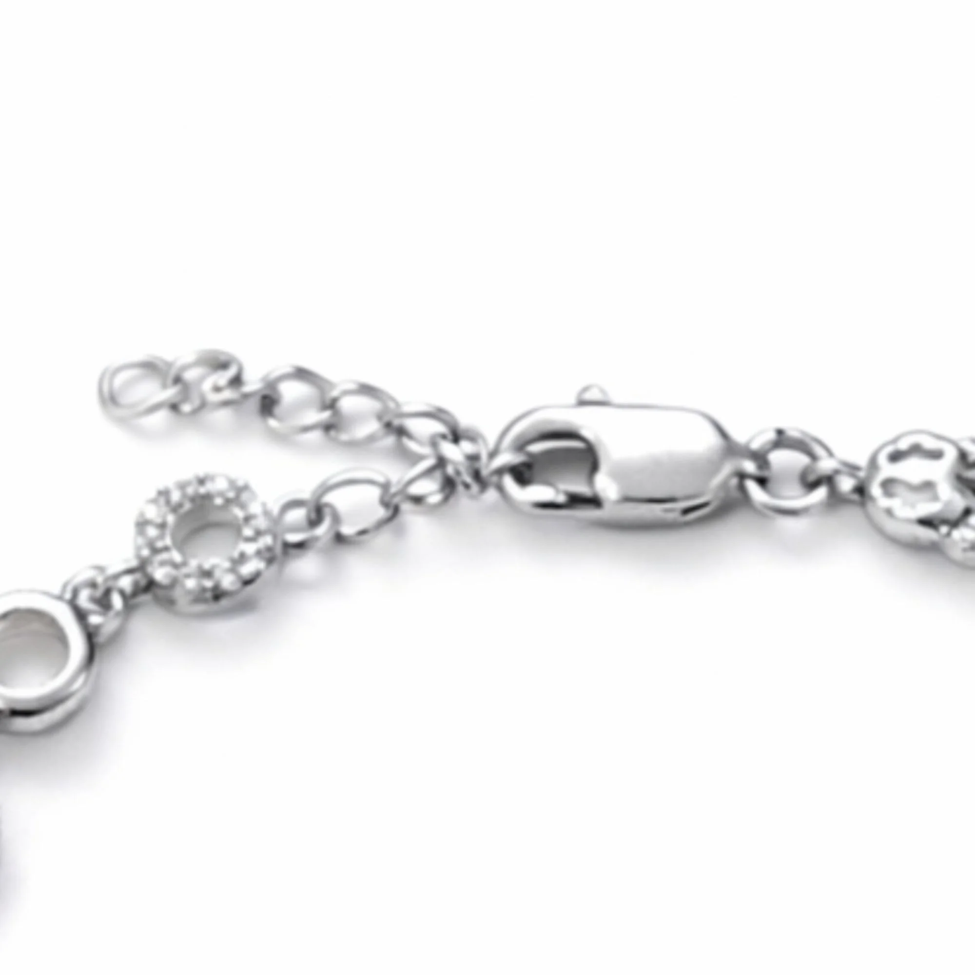 Silver Aurora Halo Link Bracelet - Image 4