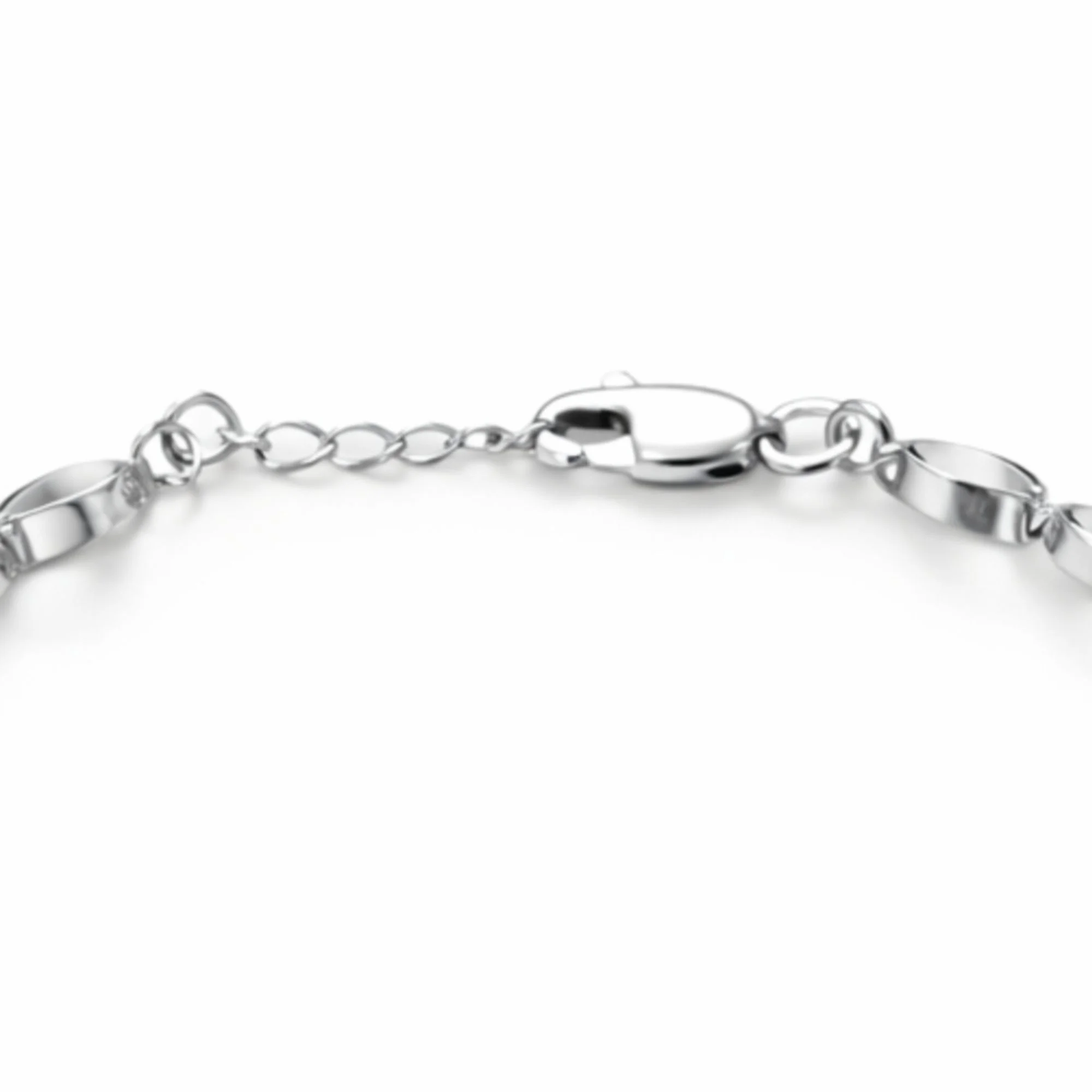 Silver Zigzag Luxe Crystal Bracelet - Image 4