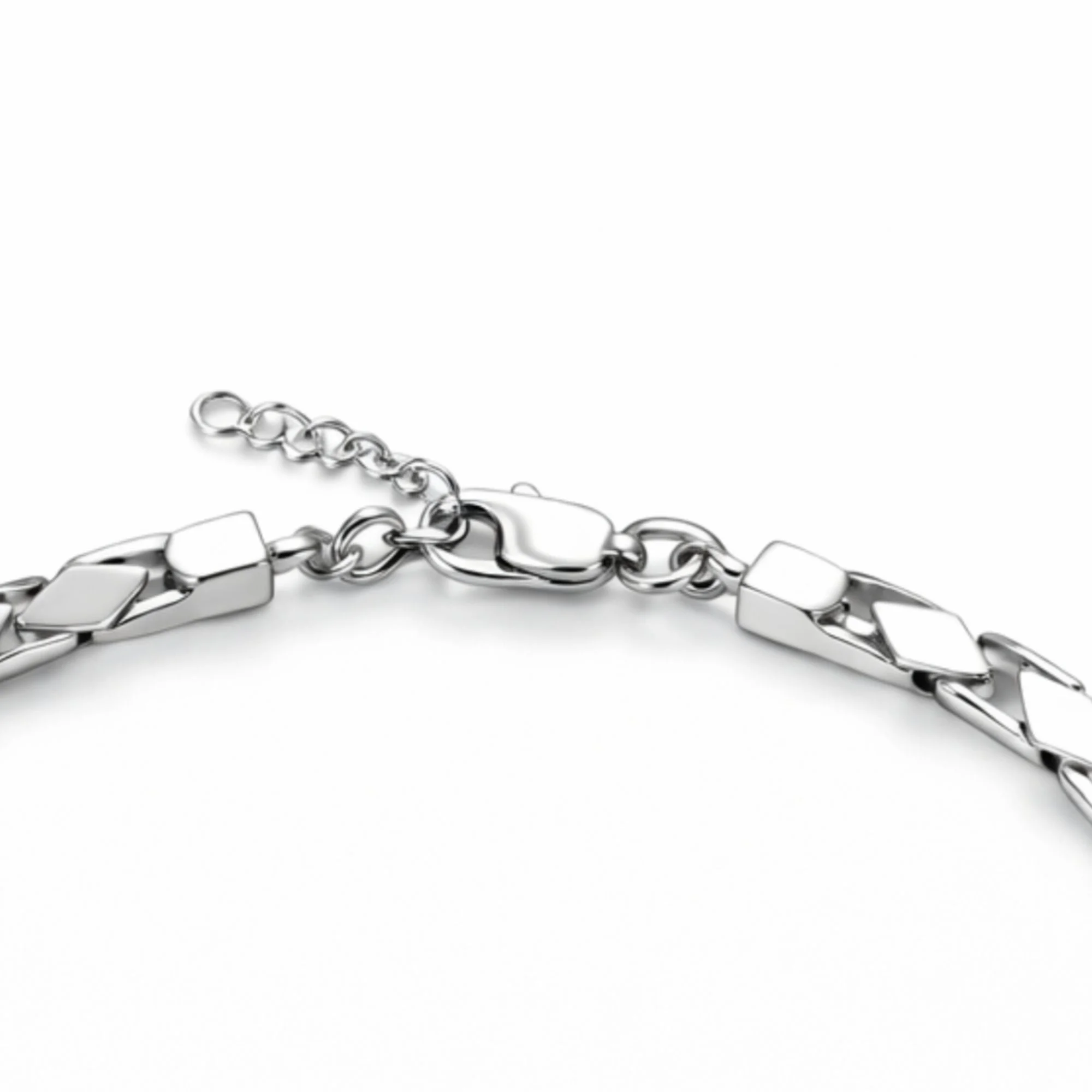 Silver Diamond Bar Luxe Bracelet - Image 4