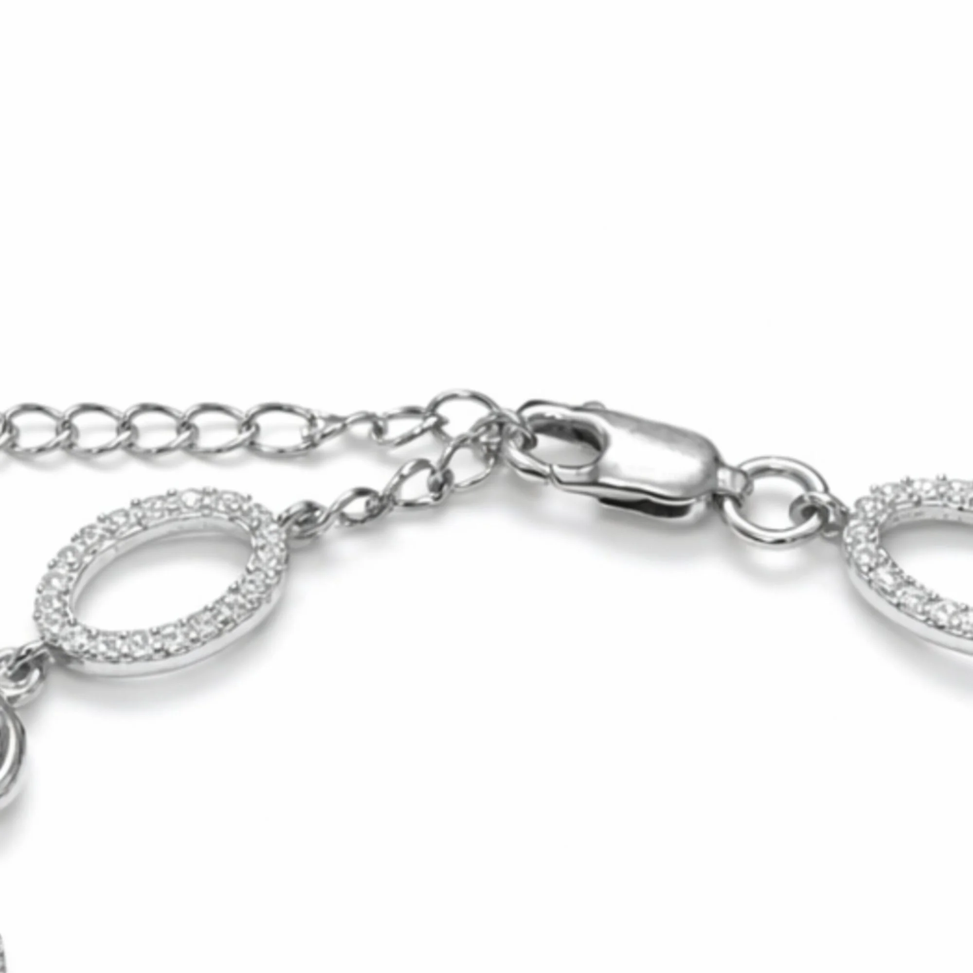 Silver Timeless Oval Luxe Bracelet - Image 4