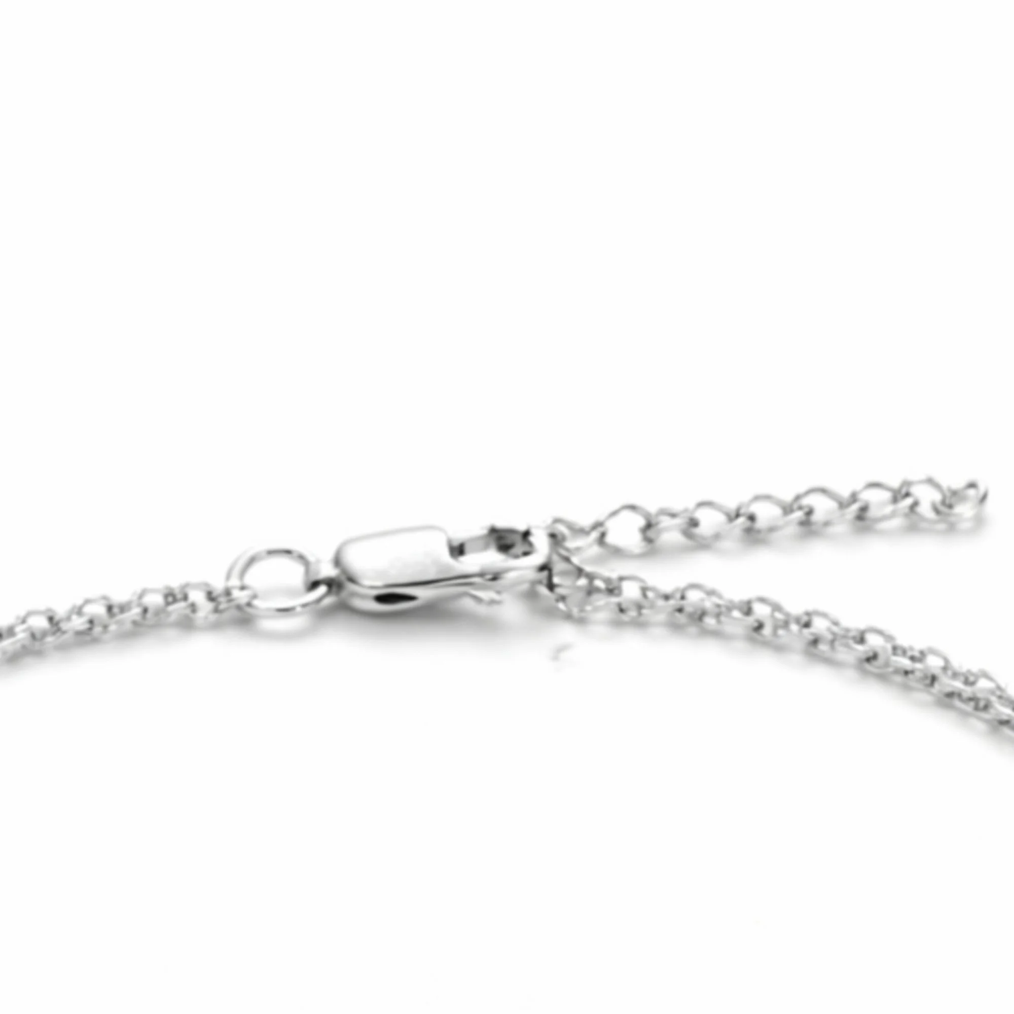 Silver Trio Crystal Bar Bracelet - Image 4
