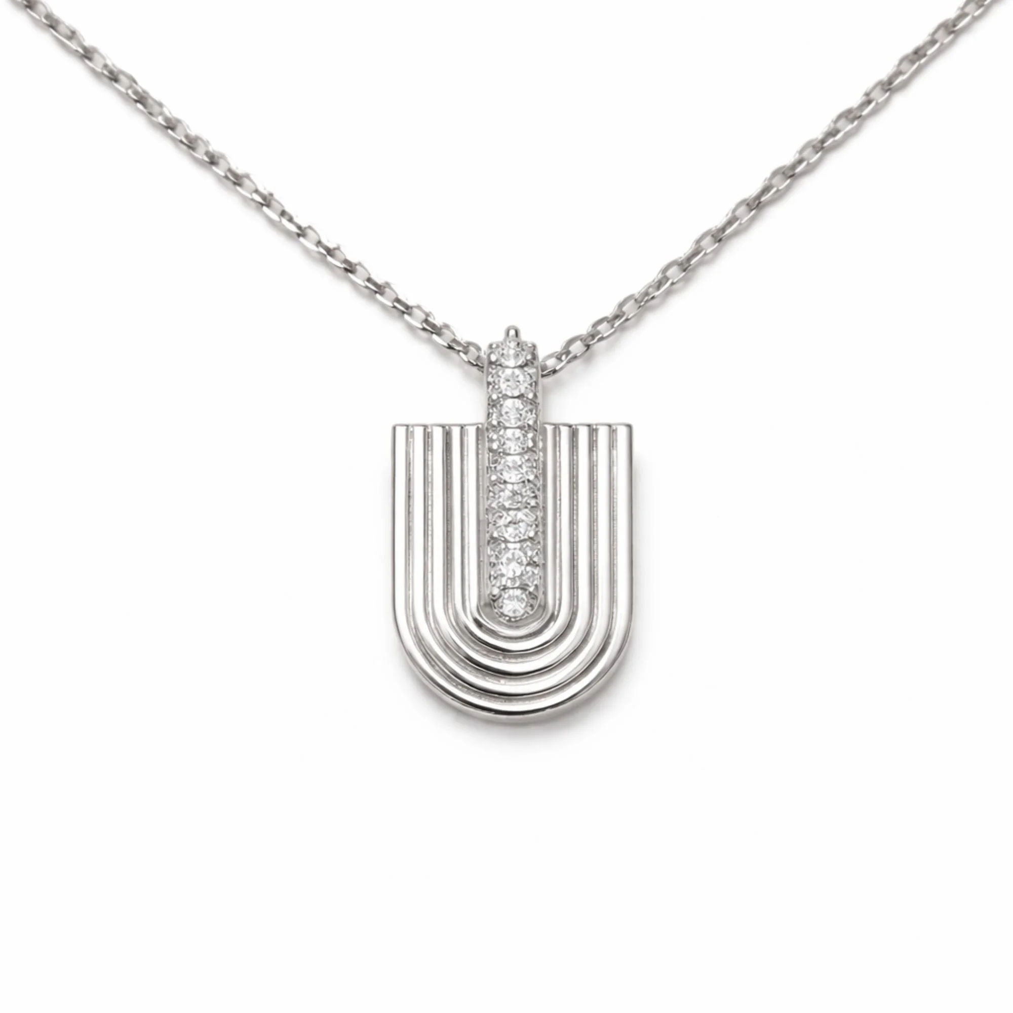 Silver U-Line Luxe chain pendant Chain & Pendant