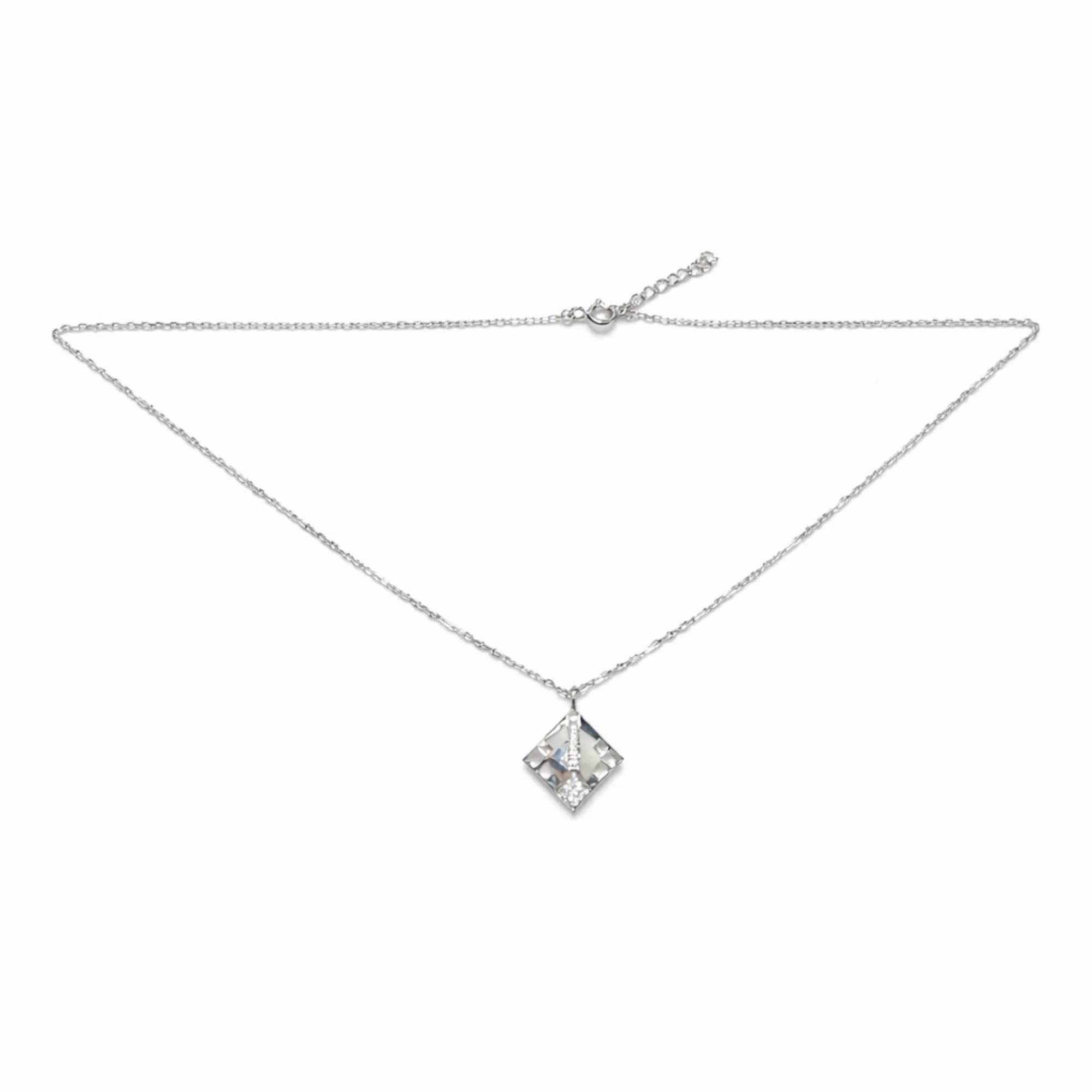 Silver Split Prism chain pendant Chain & Pendant - Image 4