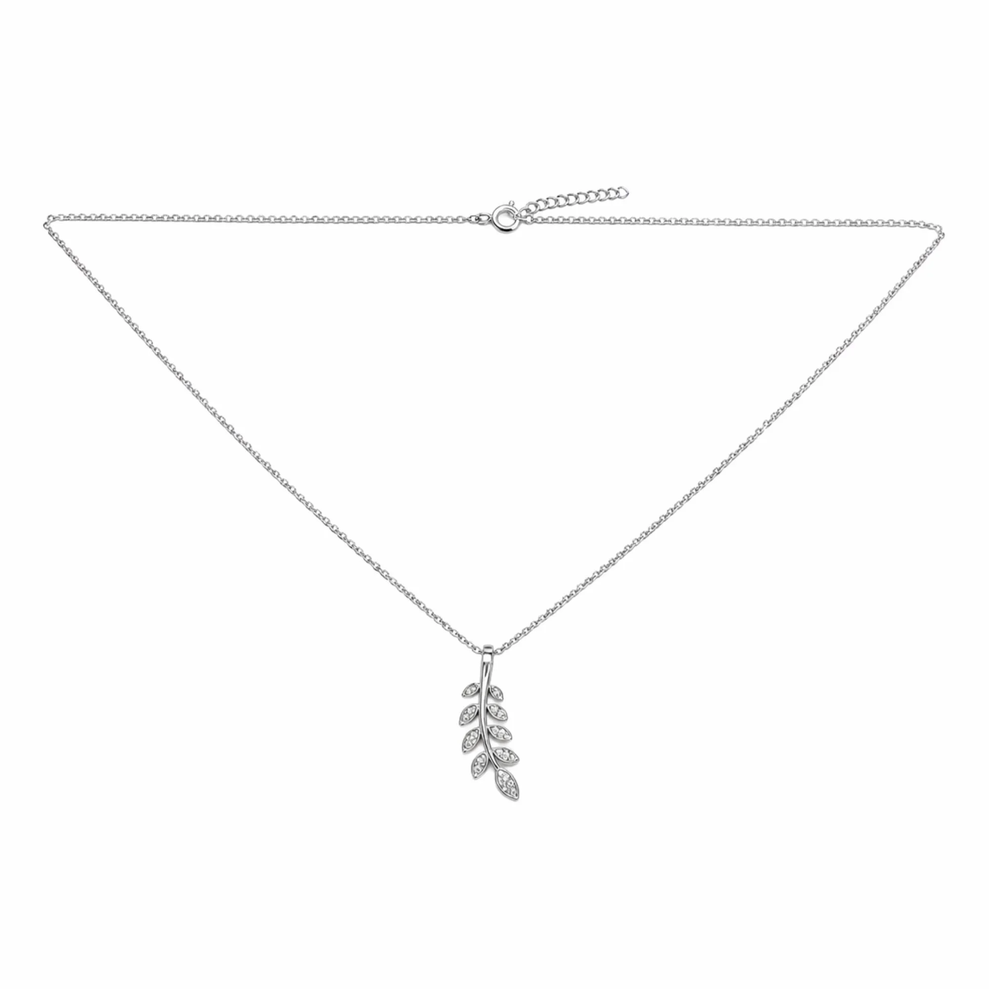 Silver Leaf Grace chain pendant Chain & Pendant - Image 4