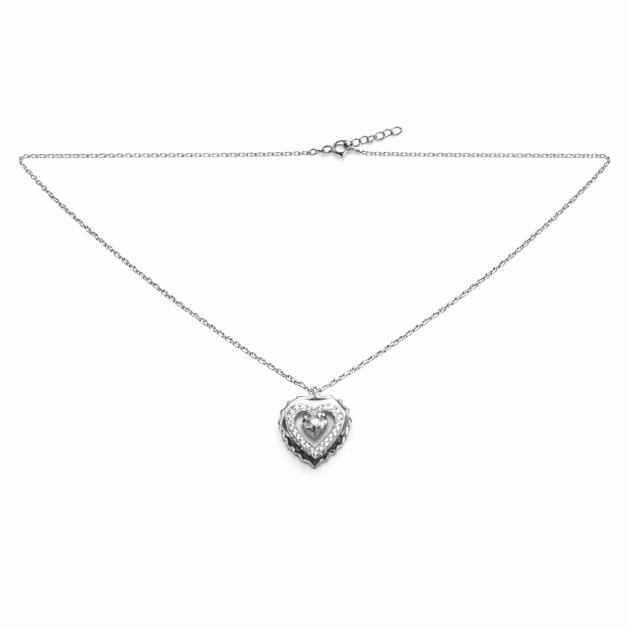 Silver Layered Love chain pendant Chain & Pendant - Image 4