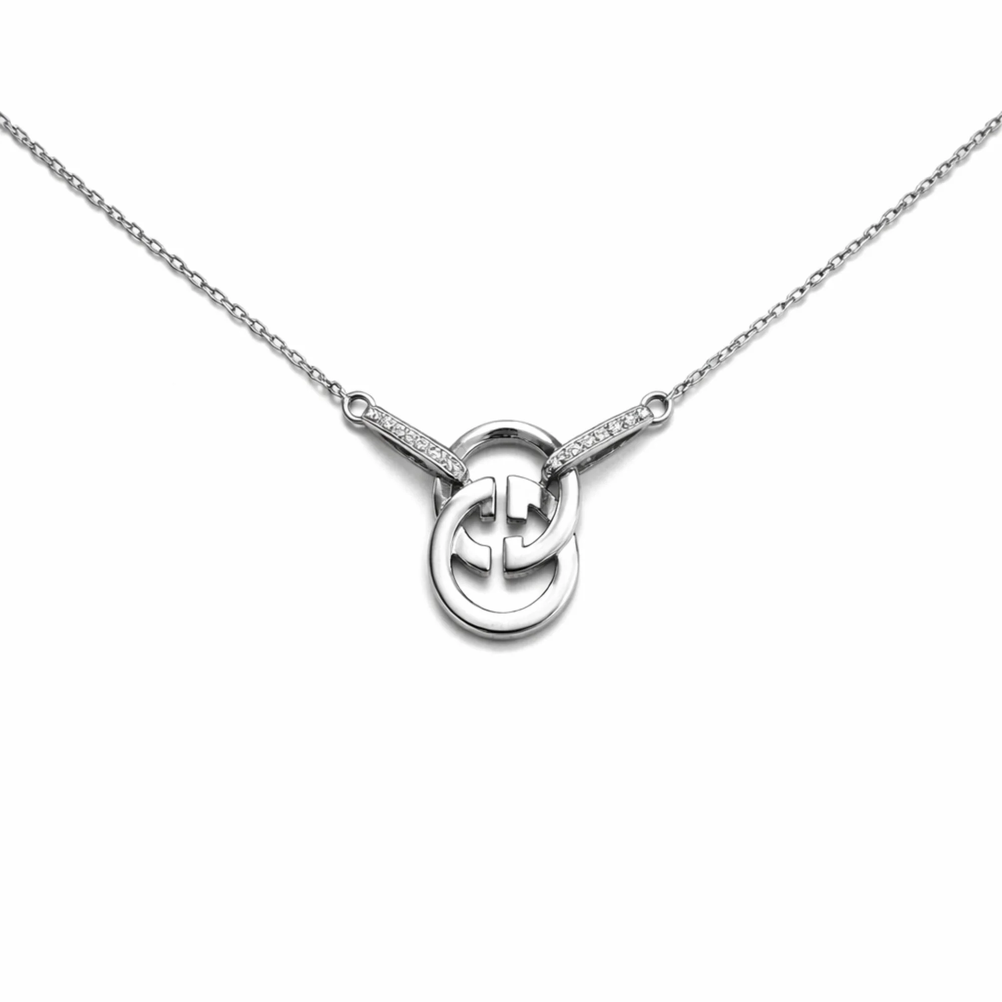 Silver Interlock Luxe chain pendant Chain & Pendant