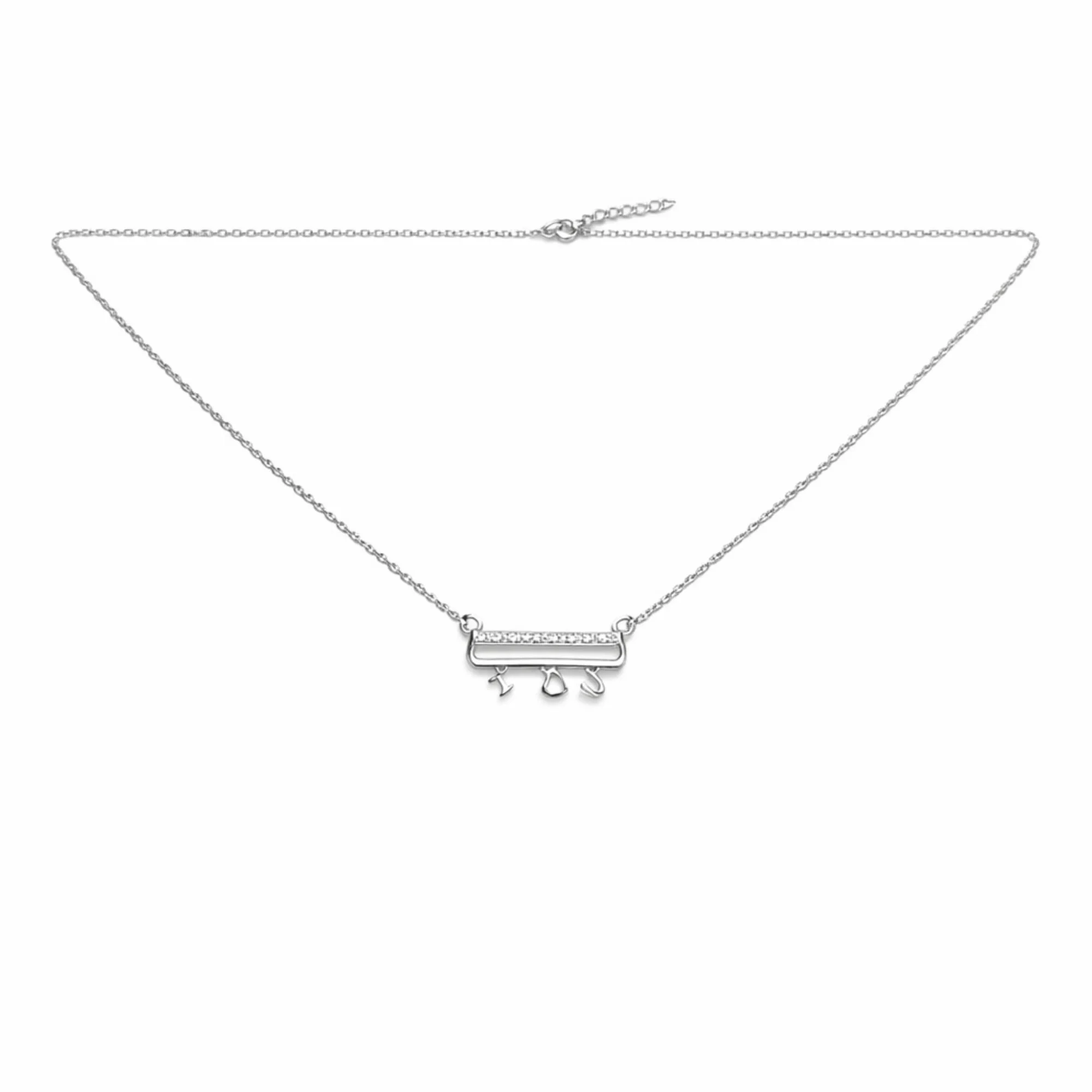 Silver Trio Bar chain pendant Chain & Pendant - Image 4