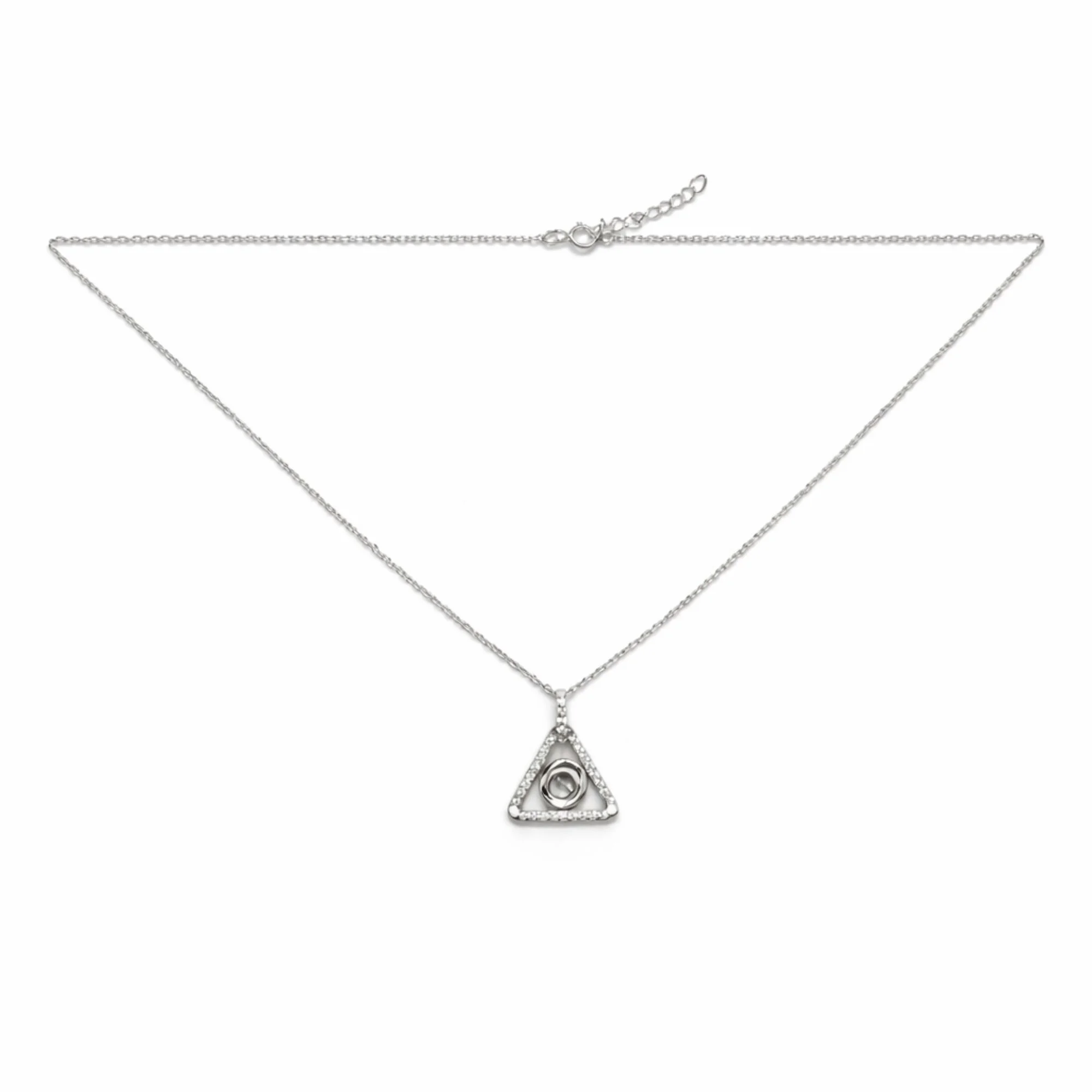 Silver Infinity Triangle chain pendant Chain & Pendant - Image 4
