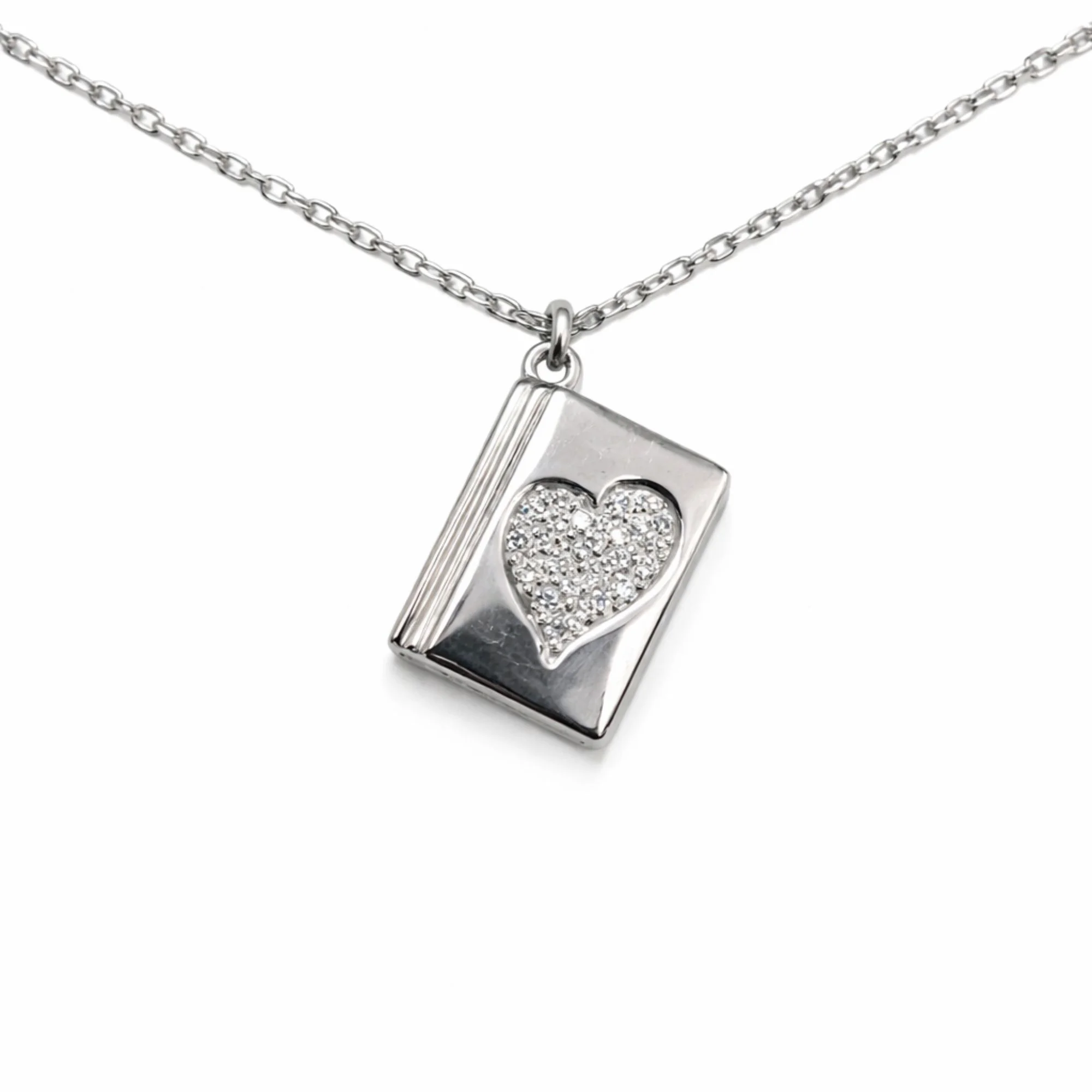 Silver Timeless Love Book chain pendant Chain & Pendant