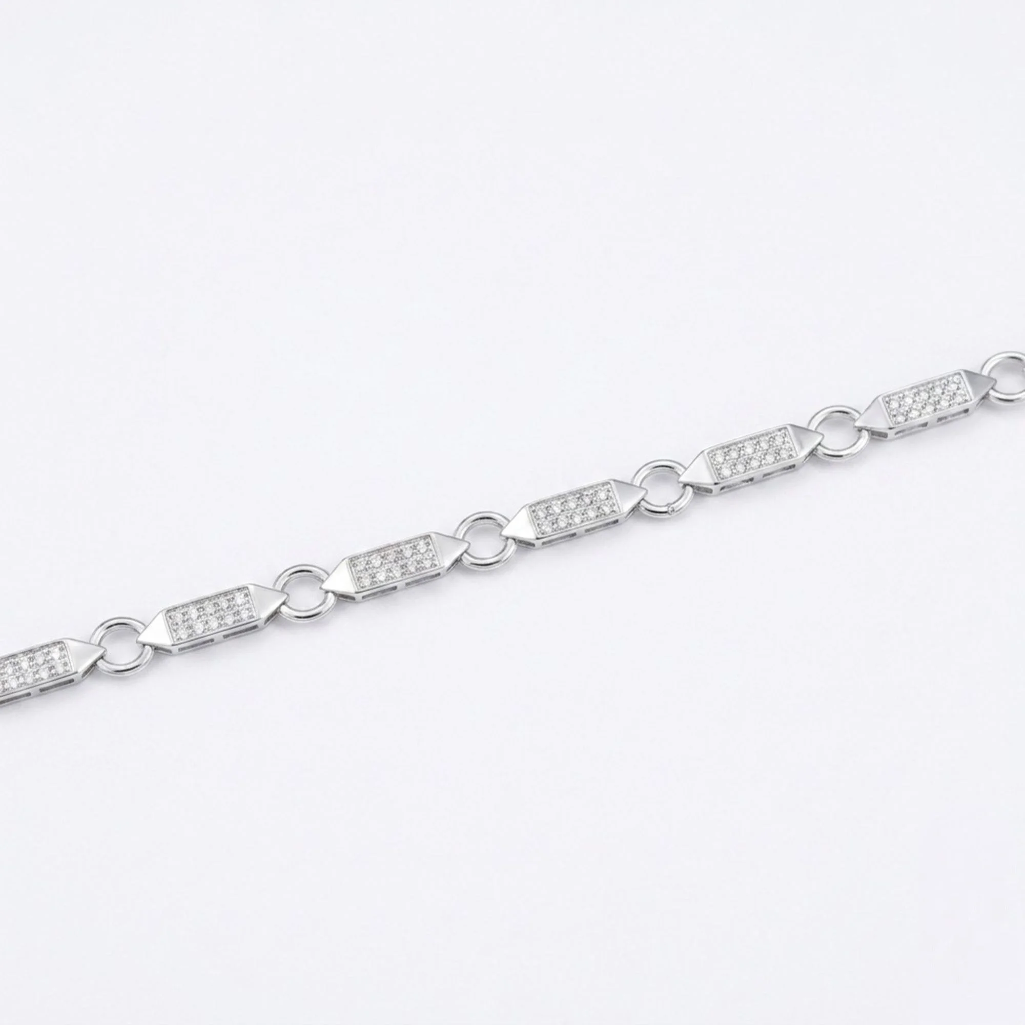 Silver Glide Bar Bracelet Men's Bracelet - Image 3