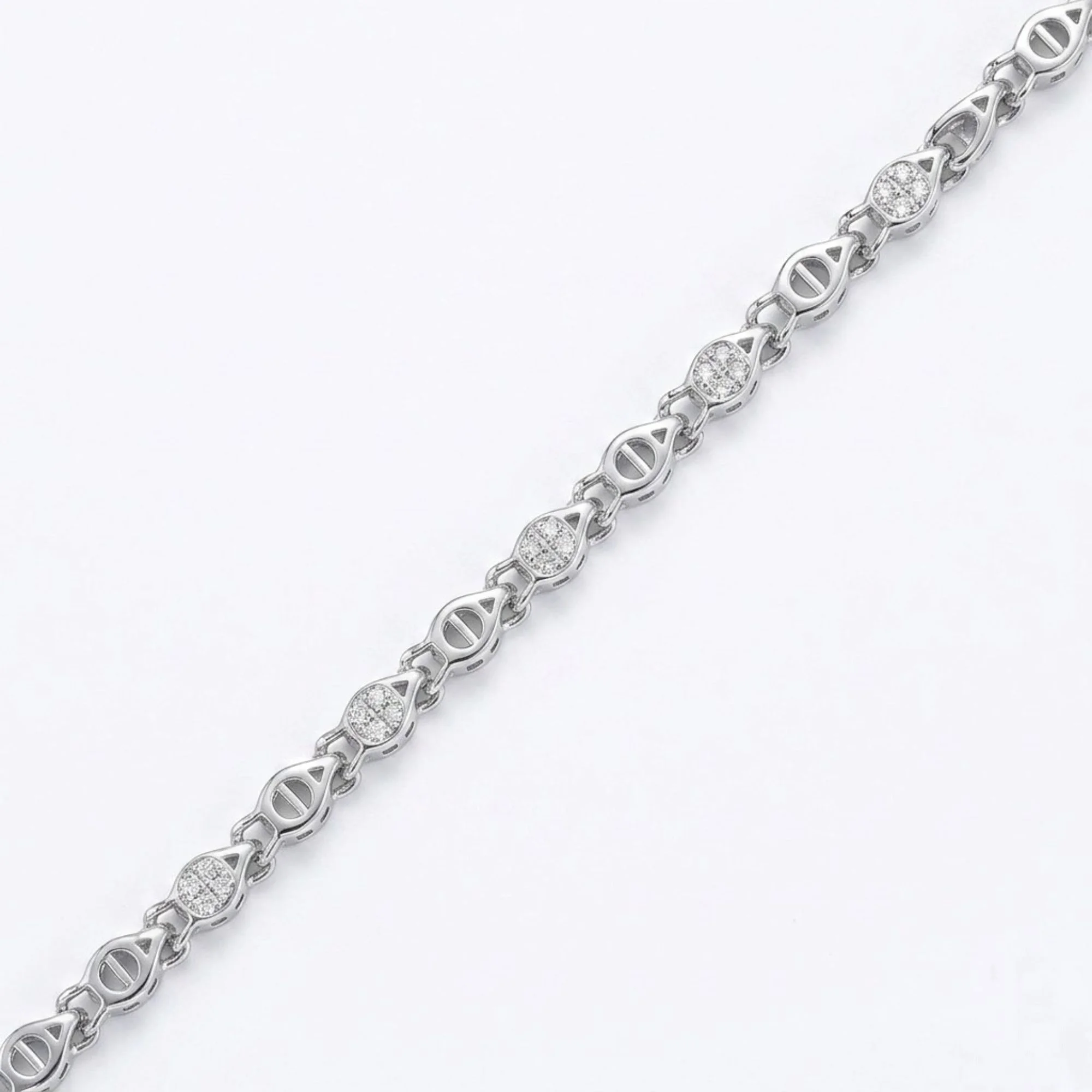 Silver Vibe Chain Bracelet Men's Bracelet - Image 3
