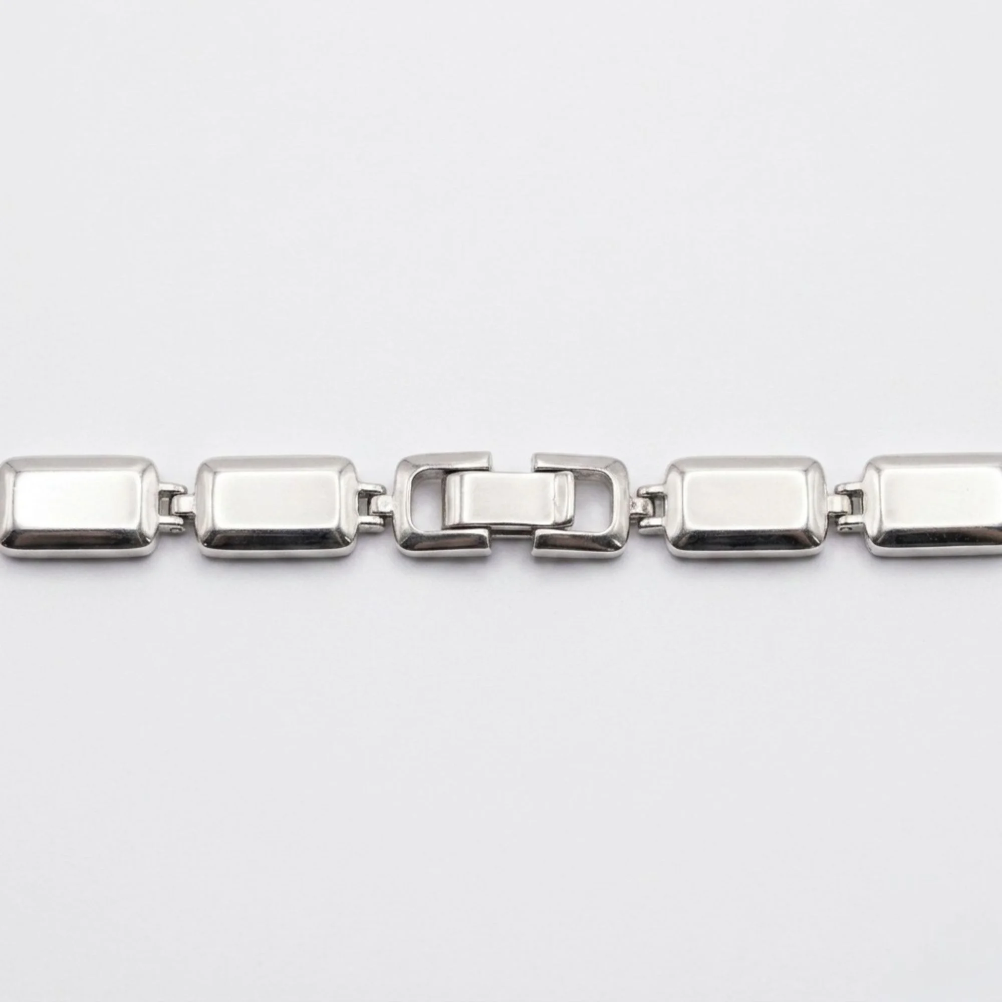 Silver Titan Bar Bracelet Men's Bracelet - Image 4
