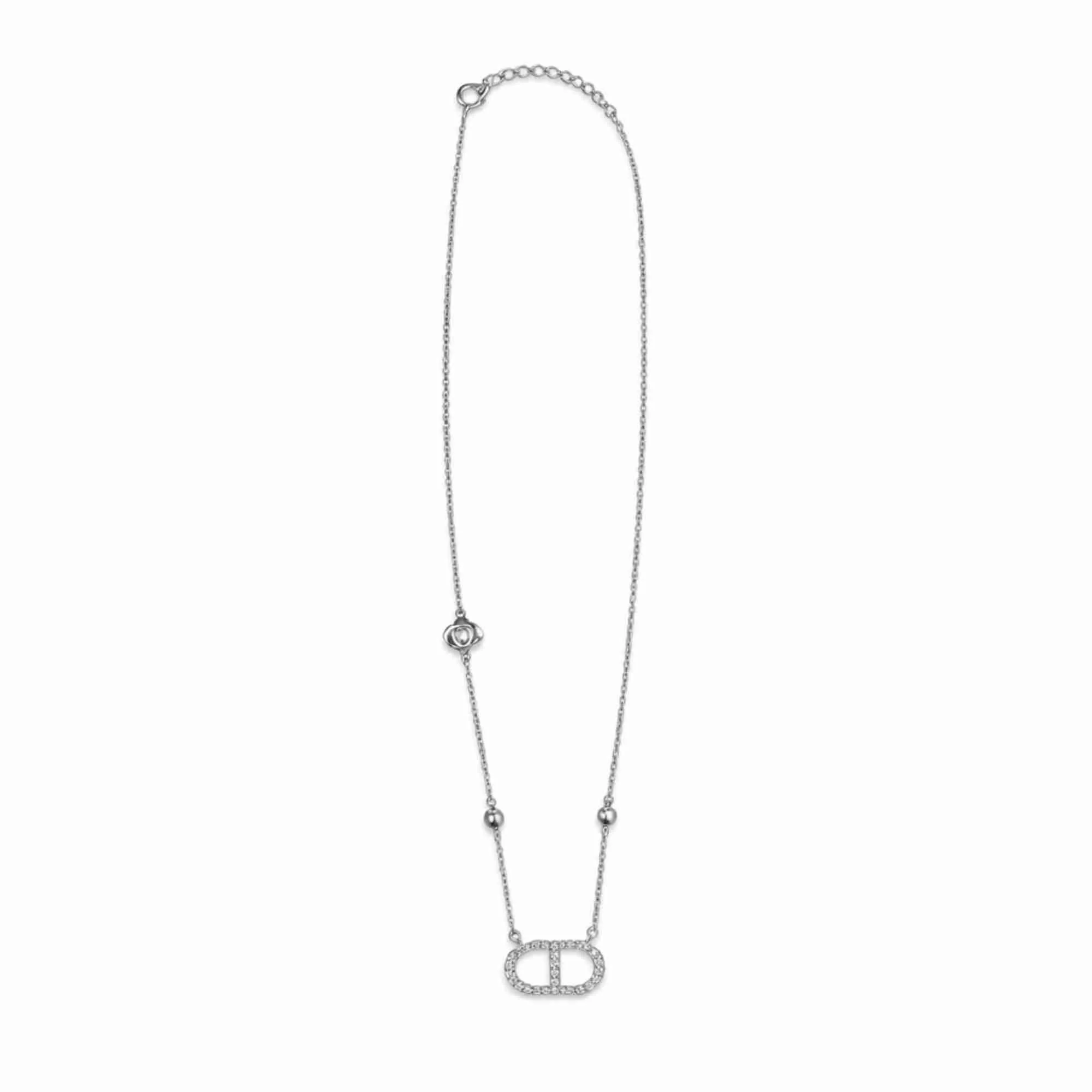 Silver Sliver Duo Spark Chain Pendant Chain & Pendant - Image 4