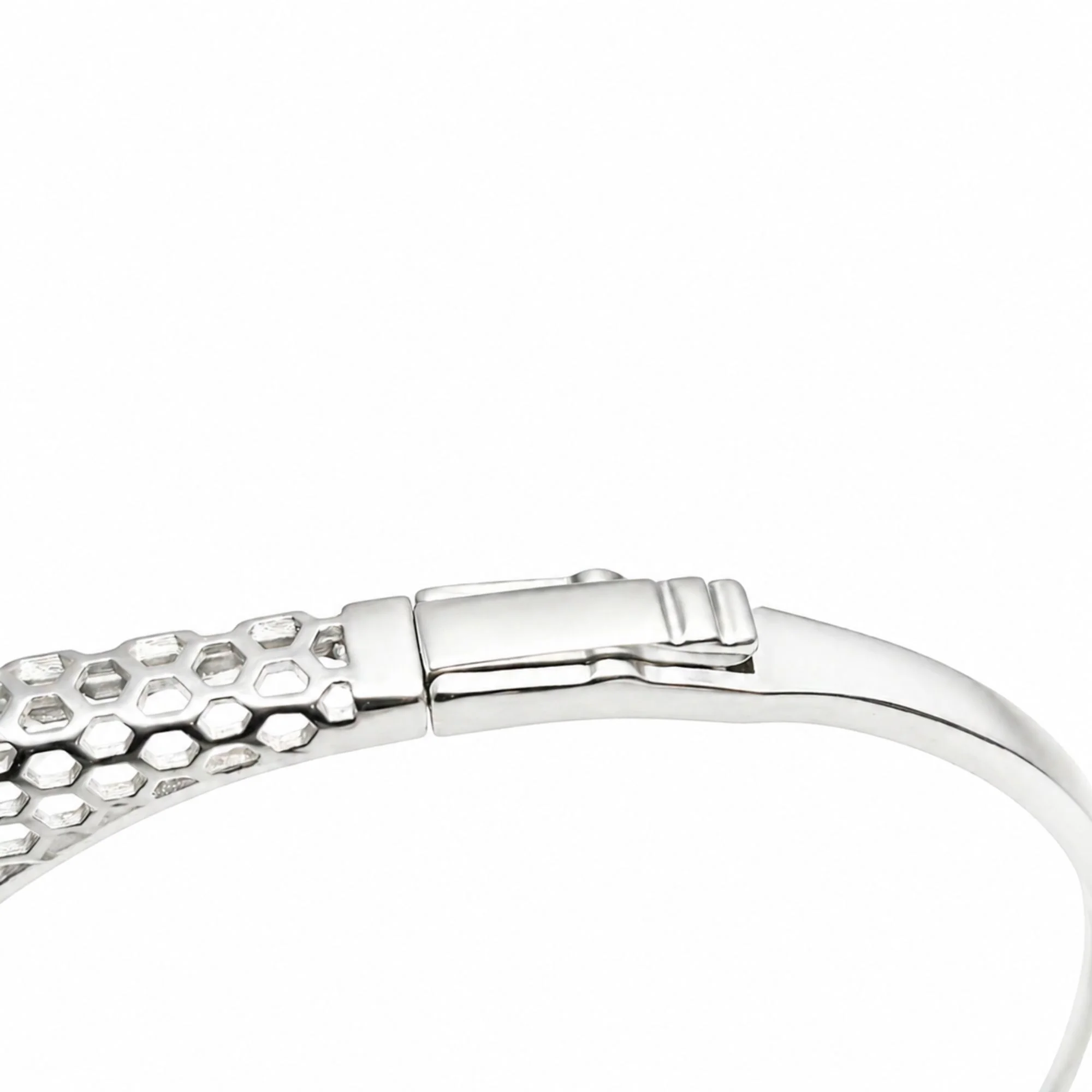 Silver Elegant Lattice Kada - Image 4