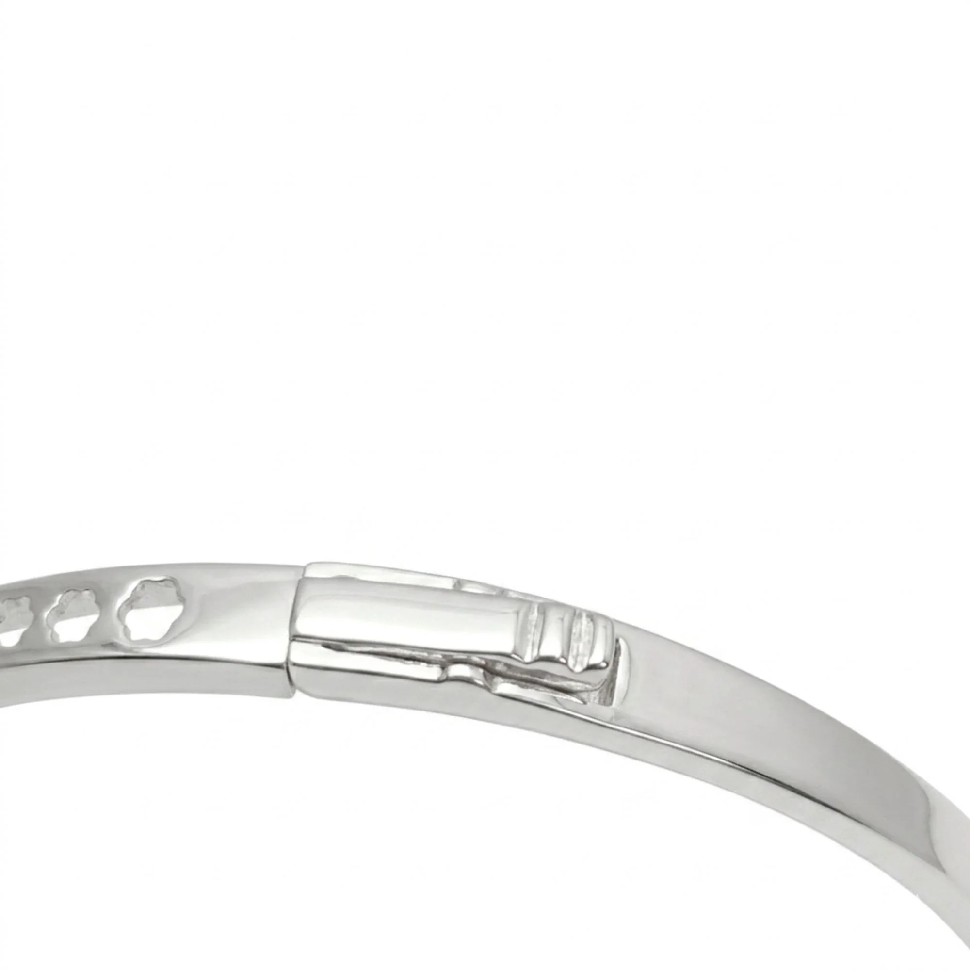 Silver Floral Lattice Kada - Image 4