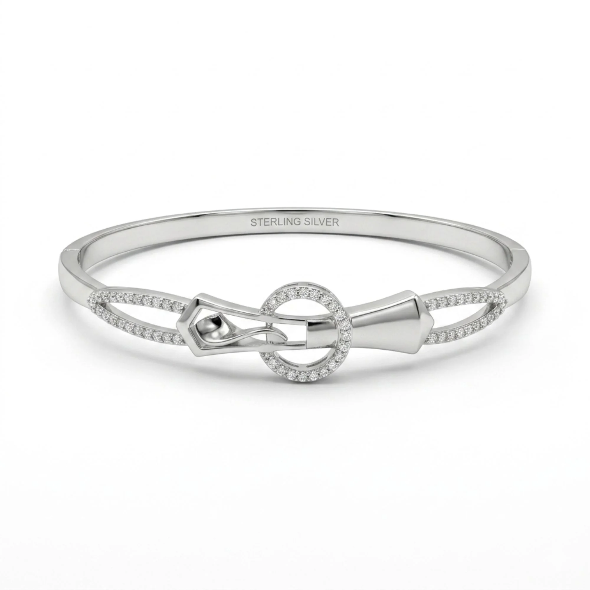 Silver Belt Buckle Kada